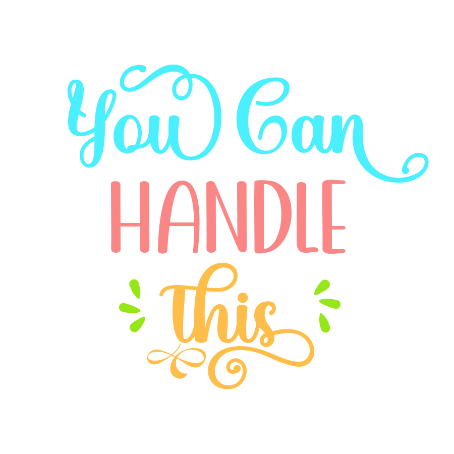 Inspirational Quote You Can Handle This Motivational Sticker Vinyl Decal Motivation Stickers- 5" Vinyl Sticker Waterproof