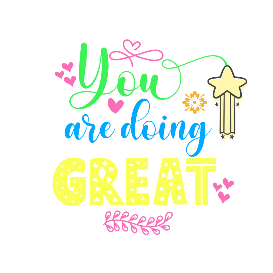 Inspirational Quote You are Doing Great Motivational Sticker Vinyl Decal Motivation Stickers- 5" Vinyl Sticker Waterproof