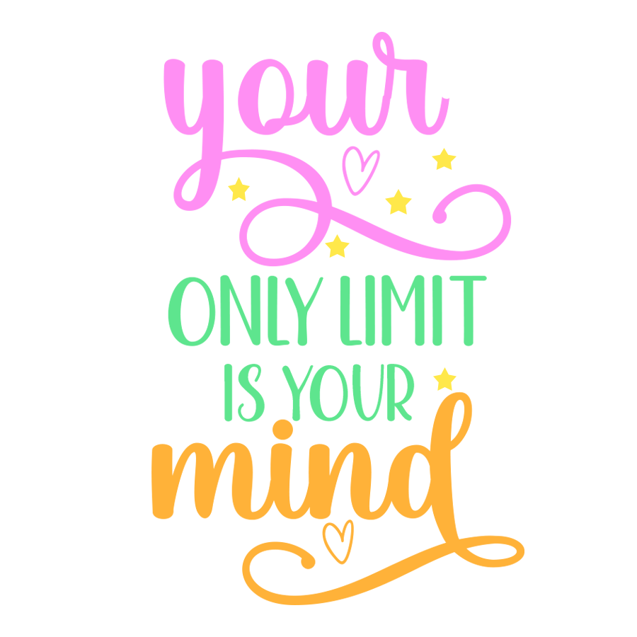 Inspirational Quote Your Only Limite Is Your MInd Motivational Sticker Vinyl Decal Motivation Stickers- 5" Vinyl Sticker Waterproof