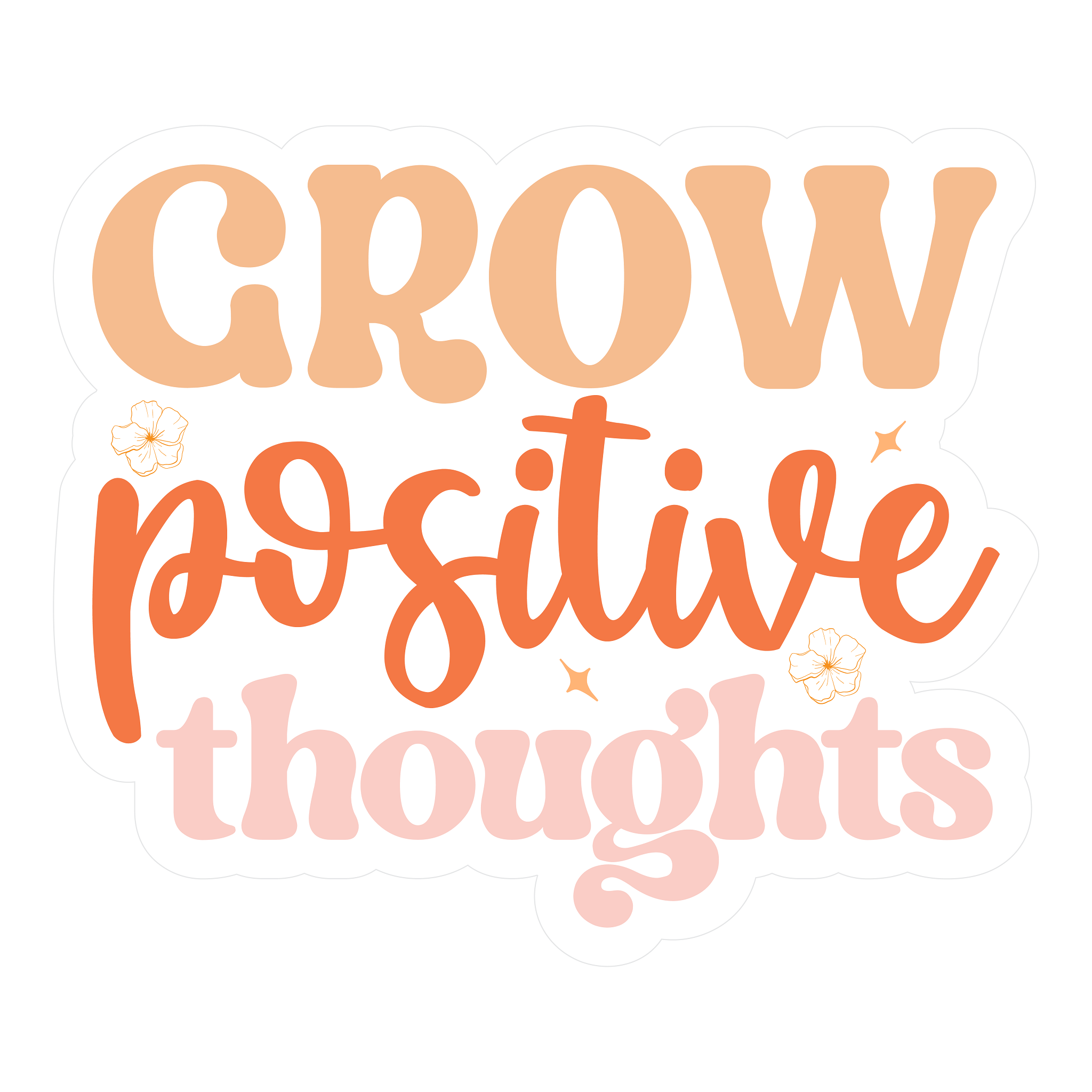 Inspirational Quote Crow Positive Thoughts Motivational Sticker Vinyl Decal Motivation Stickers- 5" Vinyl Sticker Waterproof
