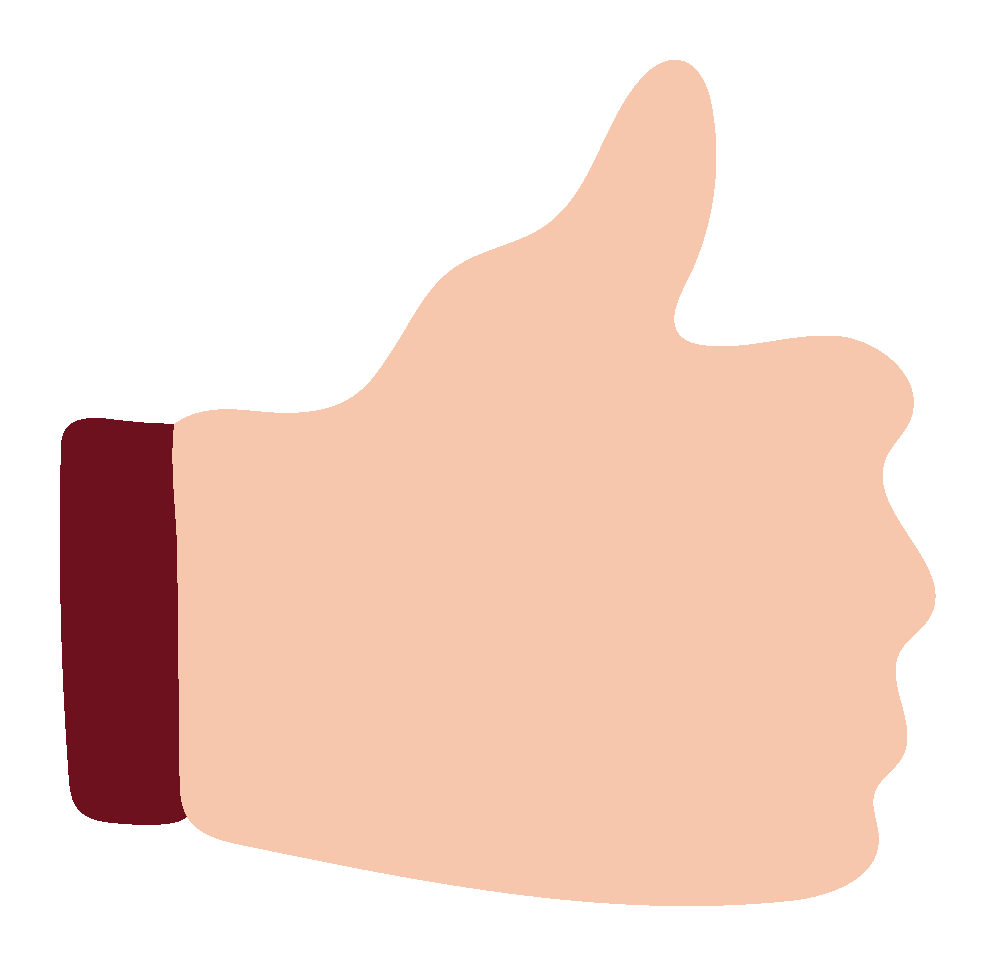 Inspirational Quote Hand Sign Thumbs up Motivational Sticker Vinyl Decal Motivation Stickers- 5" Vinyl Sticker Waterproof