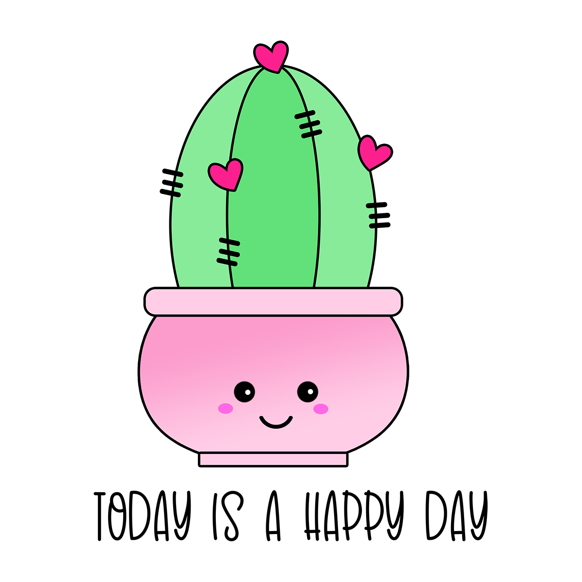 Inspirational Quote Today is A Happy Day Motivational Sticker Vinyl Decal Motivation Stickers- 5" Vinyl Sticker Waterproof