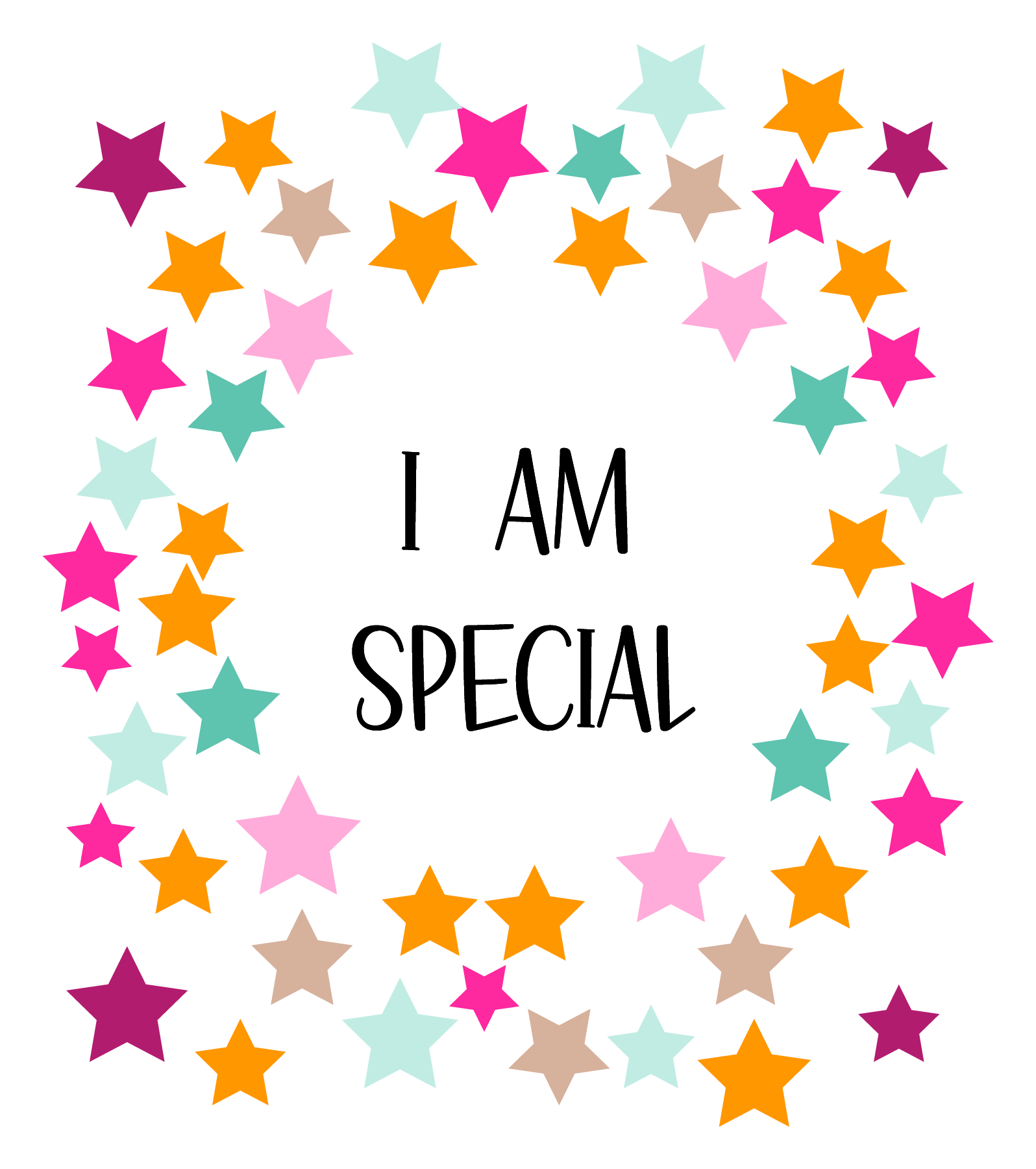 Inspirational Quote I Am Special Motivational Sticker Vinyl Decal Motivation Stickers- 5" Vinyl Sticker Waterproof