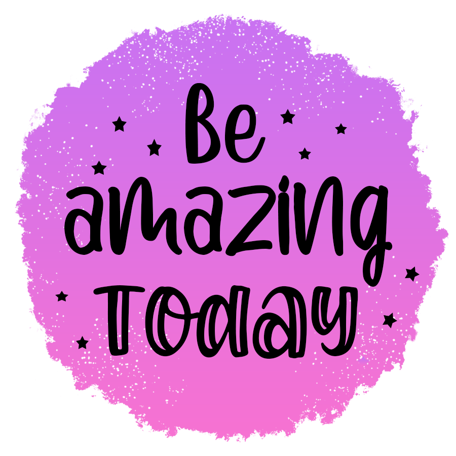 Inspirational Quote Be Amazing Today Motivational Sticker Vinyl Decal Motivation Stickers- 5" Vinyl Sticker Waterproof