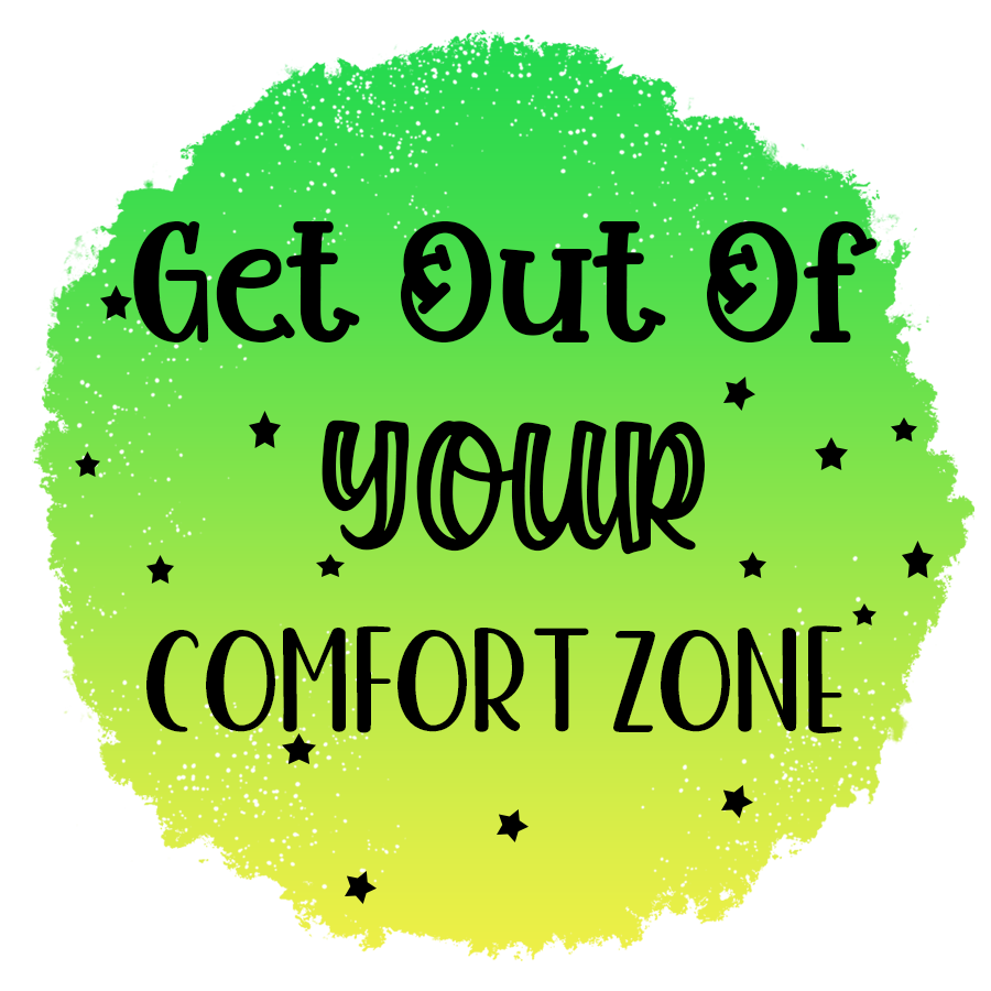 Inspirational Quote Get Out of Your Comfort Zone Motivational Sticker Vinyl Decal Motivation Stickers- 5" Vinyl Sticker Waterproof