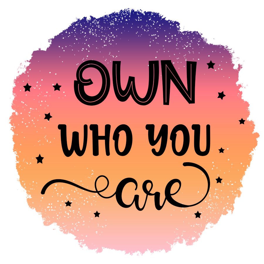Inspirational Quote Own Who You are Motivational Sticker Vinyl Decal Motivation Stickers- 5" Vinyl Sticker Waterproof