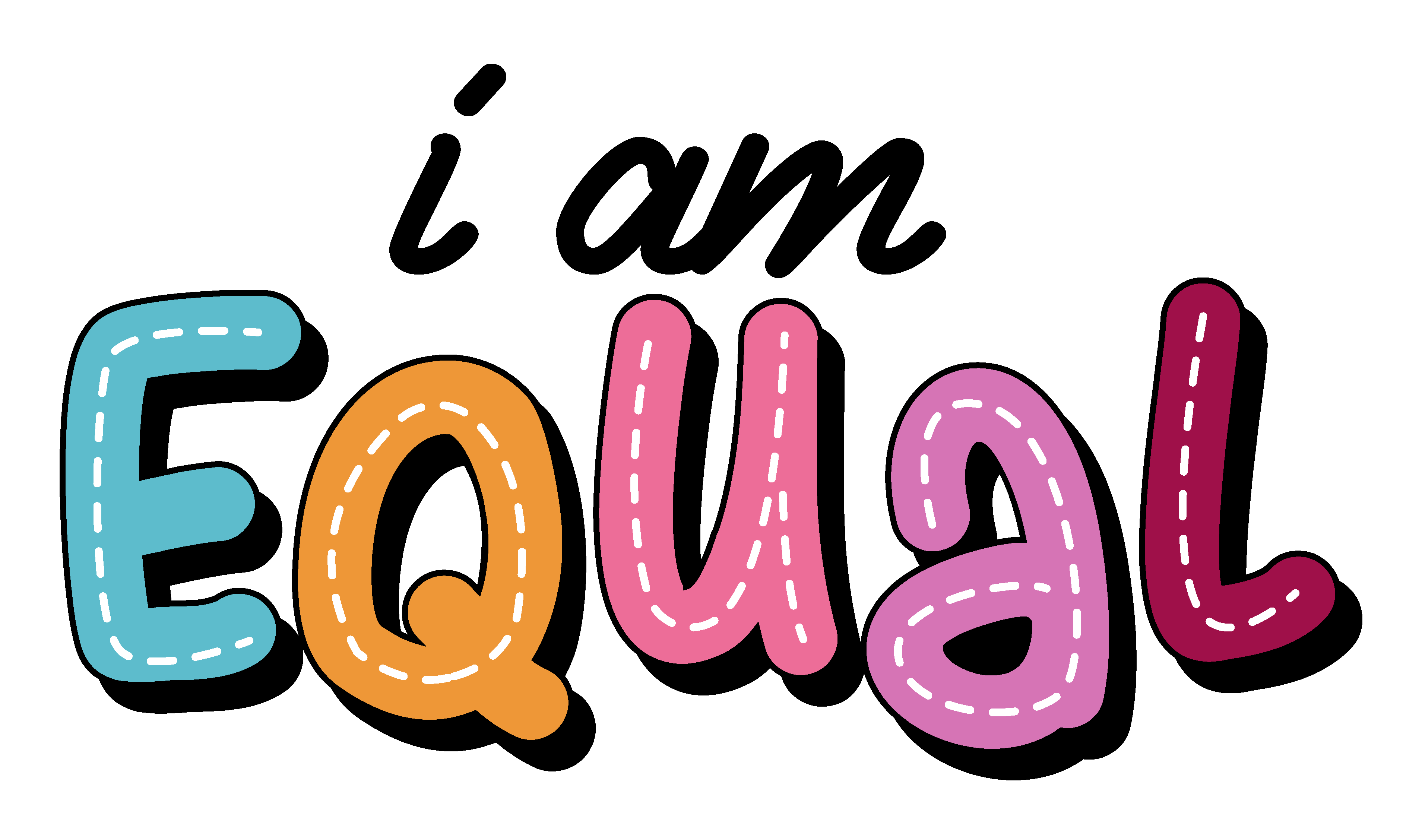 Inspirational Quote I Am Equal Motivational Sticker Vinyl Decal Motivation Stickers- 5" Vinyl Sticker Waterproof