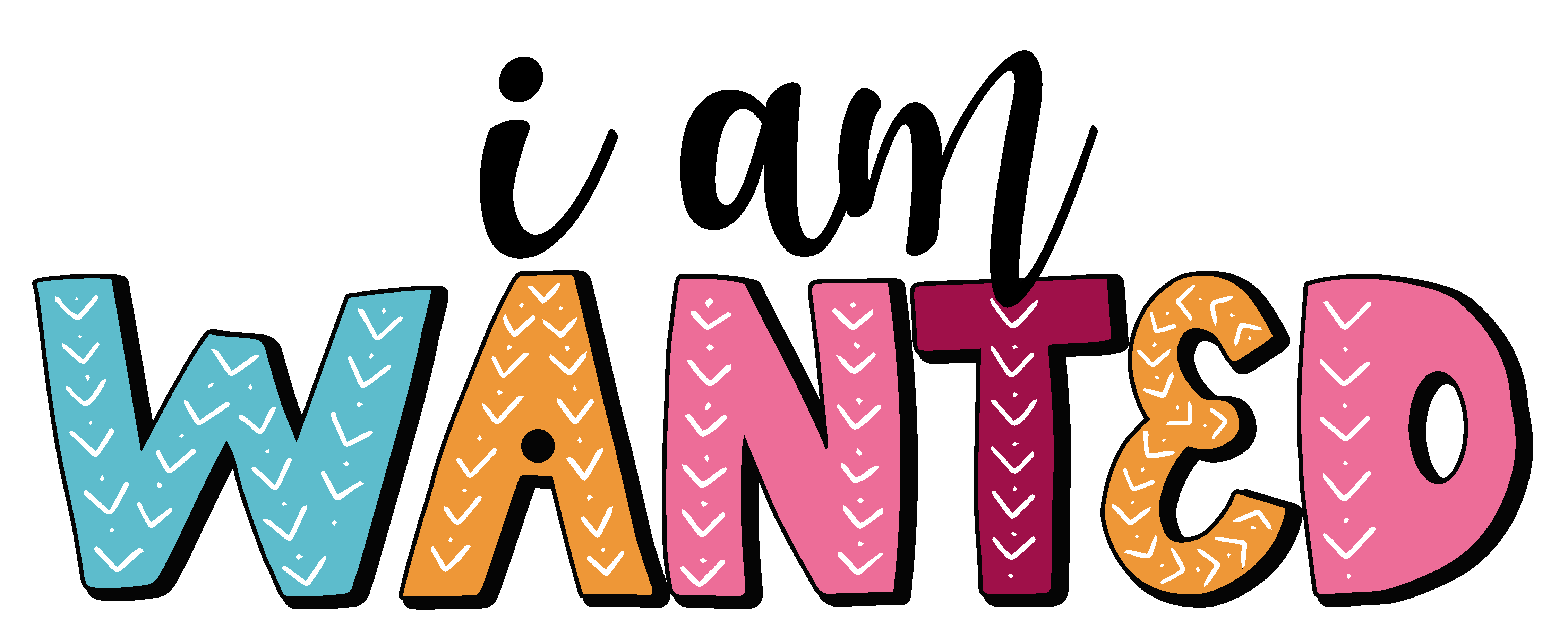 Inspirational Quote I Am Wanted Motivational Sticker Vinyl Decal Motivation Stickers- 5" Vinyl Sticker Waterproof