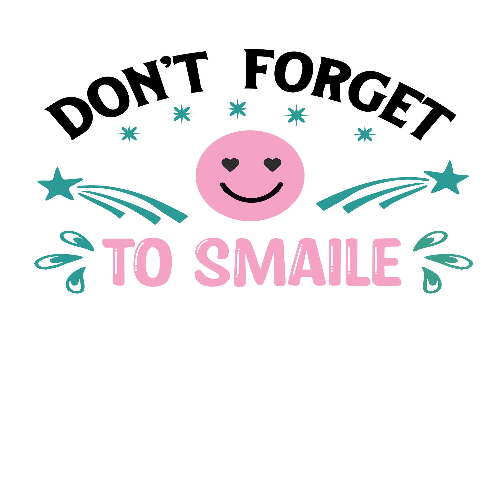 Inspirational Quote Don't Forget To Smile Motivational Sticker Vinyl Decal Motivation Stickers- 5" Vinyl Sticker Waterproof