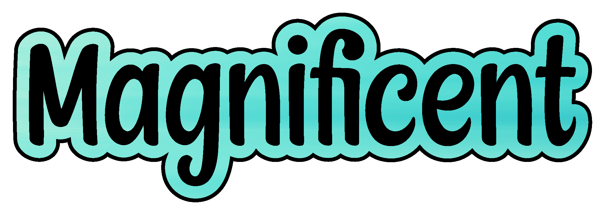 Inspirational Quote Magnificent Motivational Sticker Vinyl Decal Motivation Stickers- 5" Vinyl Sticker Waterproof