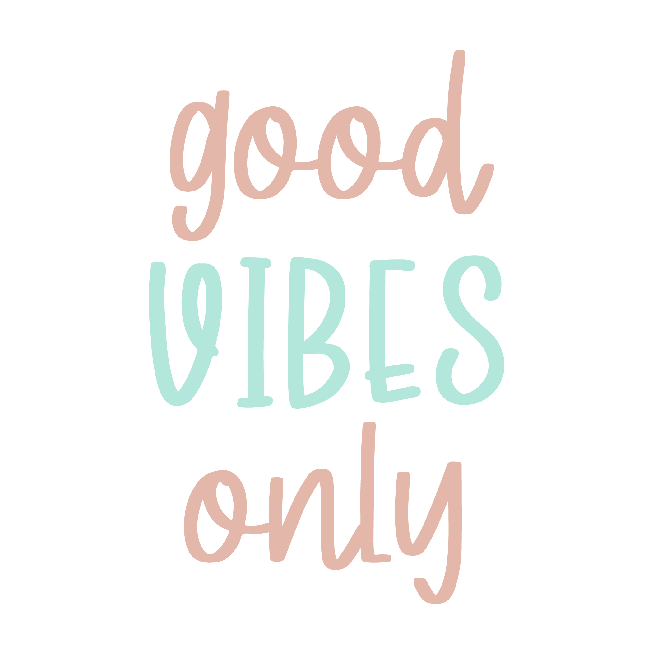 Inspirational Quote Good Vibes Only Motivational Sticker Vinyl Decal Motivation Stickers- 5" Vinyl Sticker Waterproof