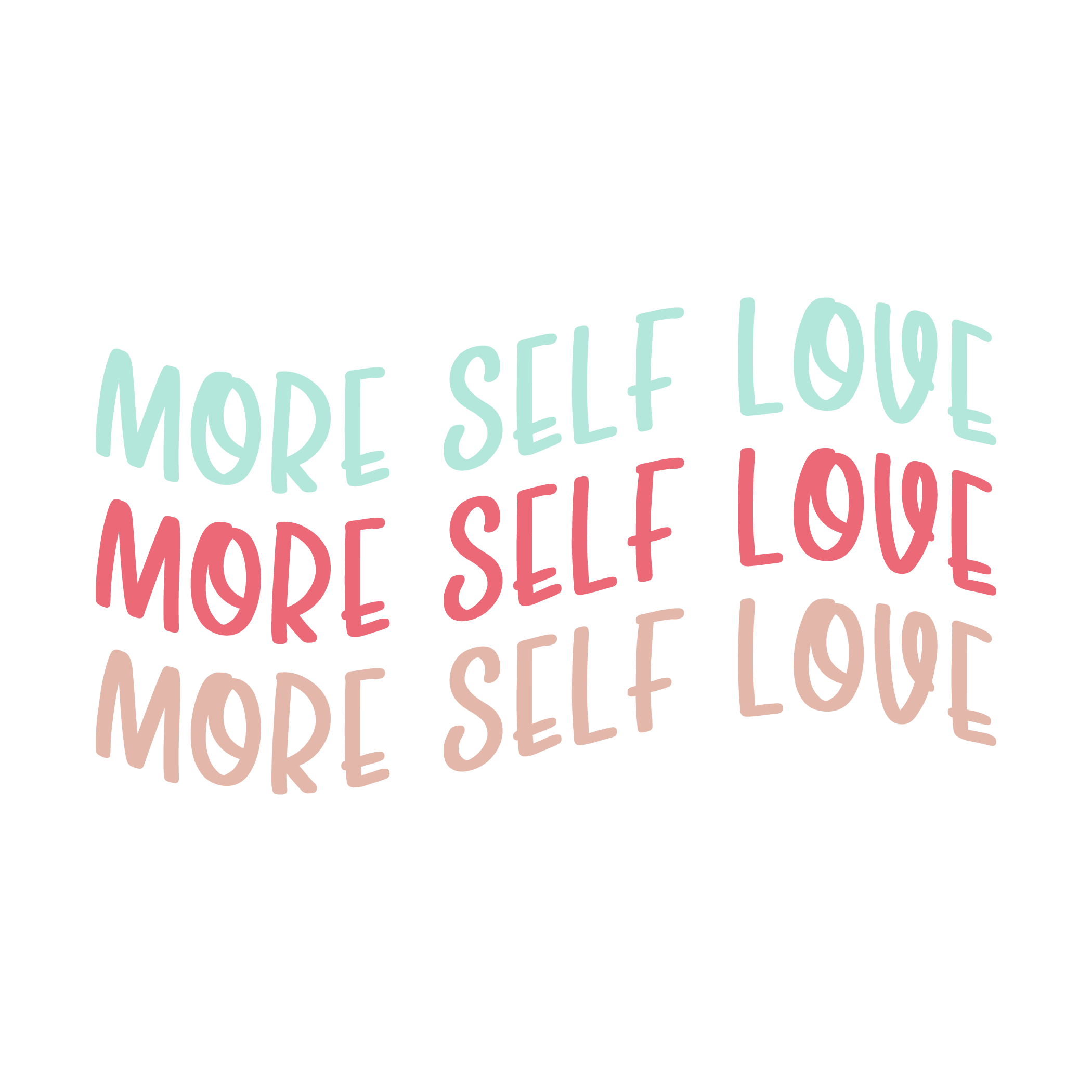 Inspirational Quote More Self Love Motivational Sticker Vinyl Decal Motivation Stickers- 5" Vinyl Sticker Waterproof