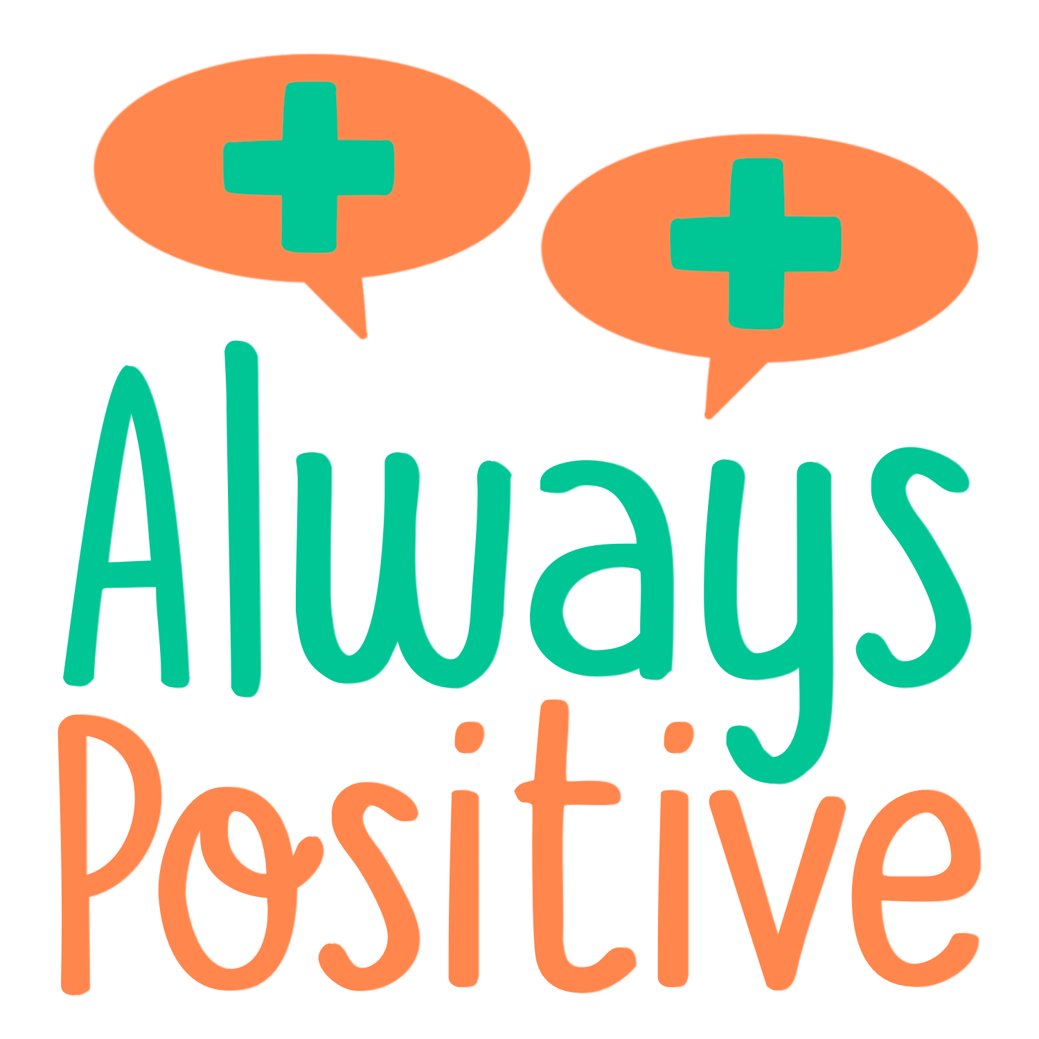 Inspirational Quote Always Positive Motivational Sticker Vinyl Decal Motivation Stickers- 5" Vinyl Sticker Waterproof