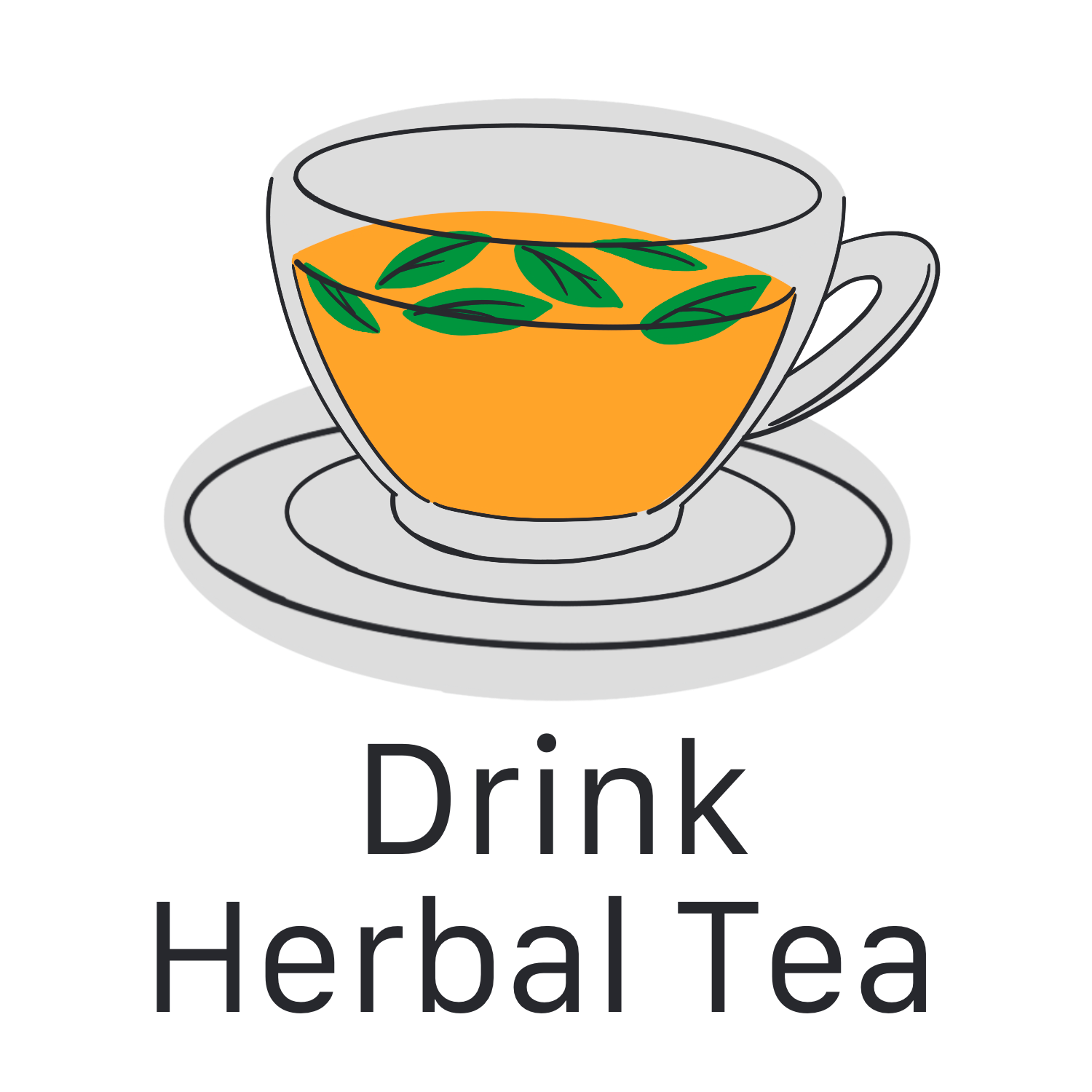 Inspirational Quote Drink Herbal Tea Motivational Sticker Vinyl Decal Motivation Stickers- 5" Vinyl Sticker Waterproof