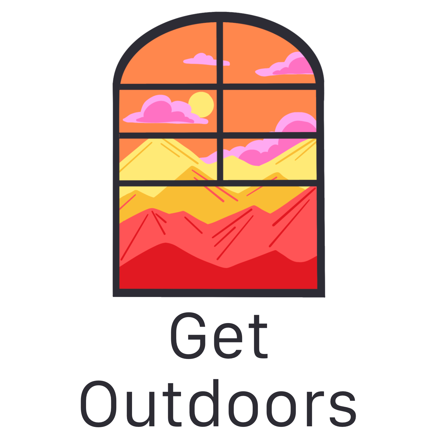 Inspirational Quote Get Outdoors Motivational Sticker Vinyl Decal Motivation Stickers- 5" Vinyl Sticker Waterproof