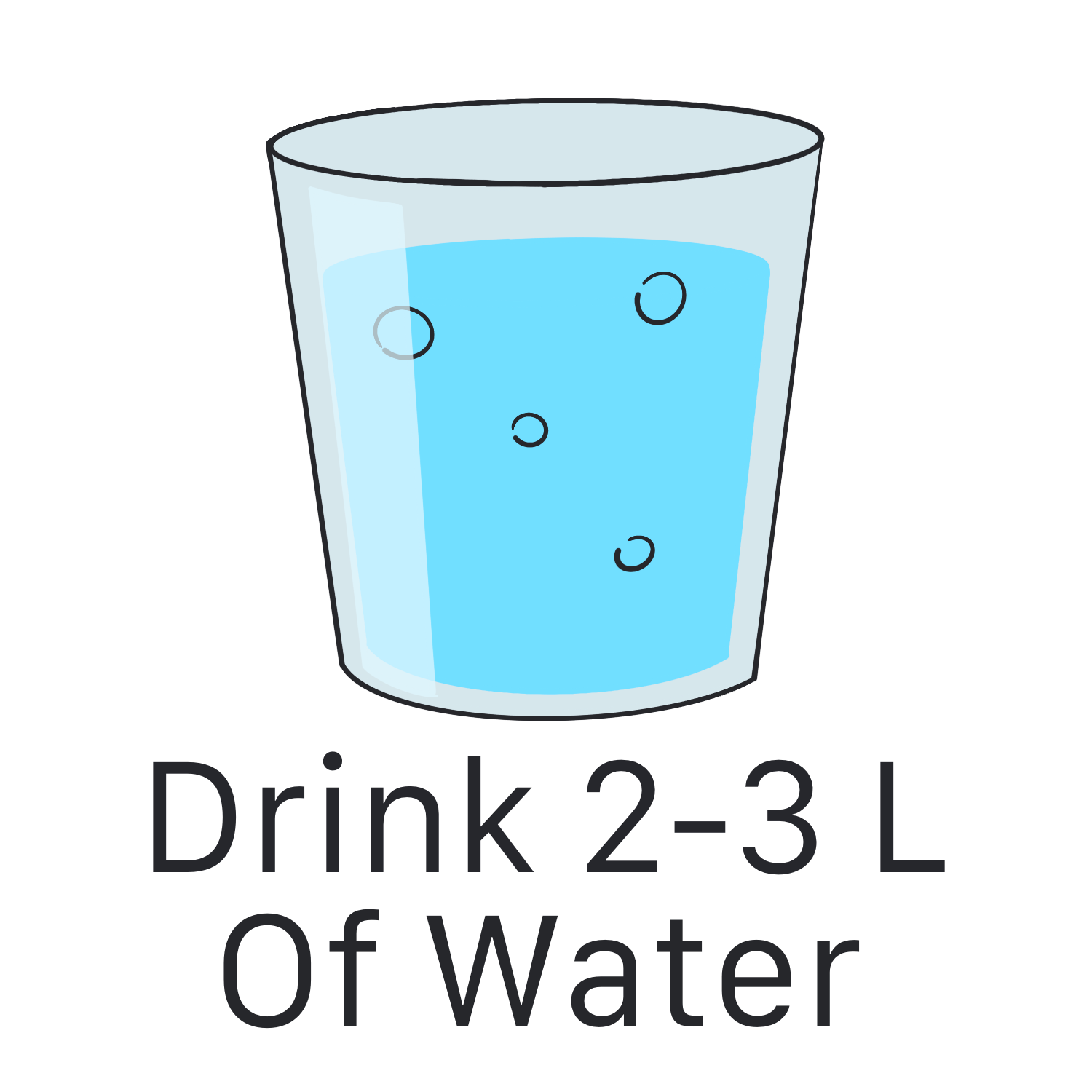 Inspirational Quote Drink 2-3 L Of Water Motivational Sticker Vinyl Decal Motivation Stickers- 5" Vinyl Sticker Waterproof