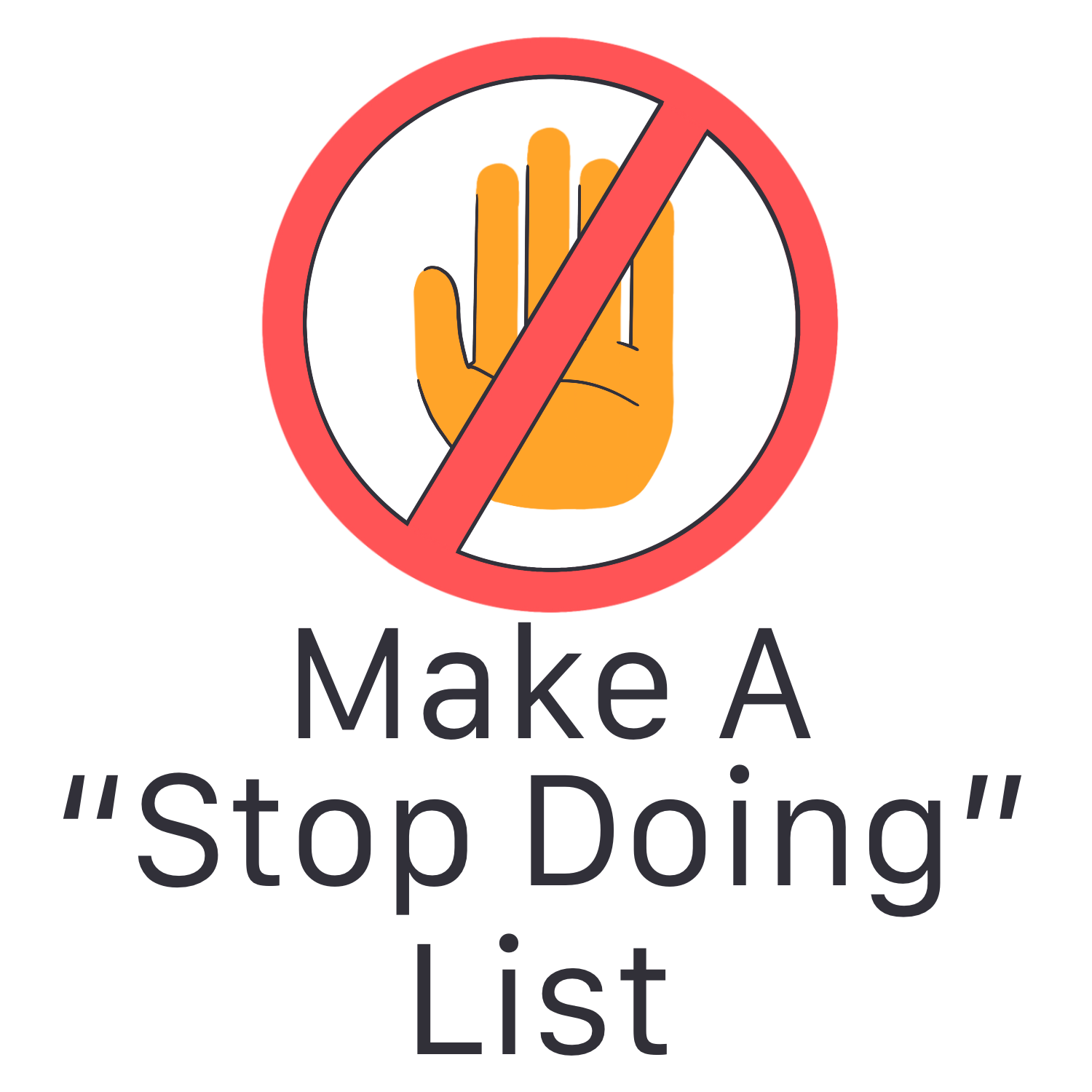 Inspirational Quote Make A Stop Doing List Motivational Sticker Vinyl Decal Motivation Stickers- 5" Vinyl Sticker Waterproof