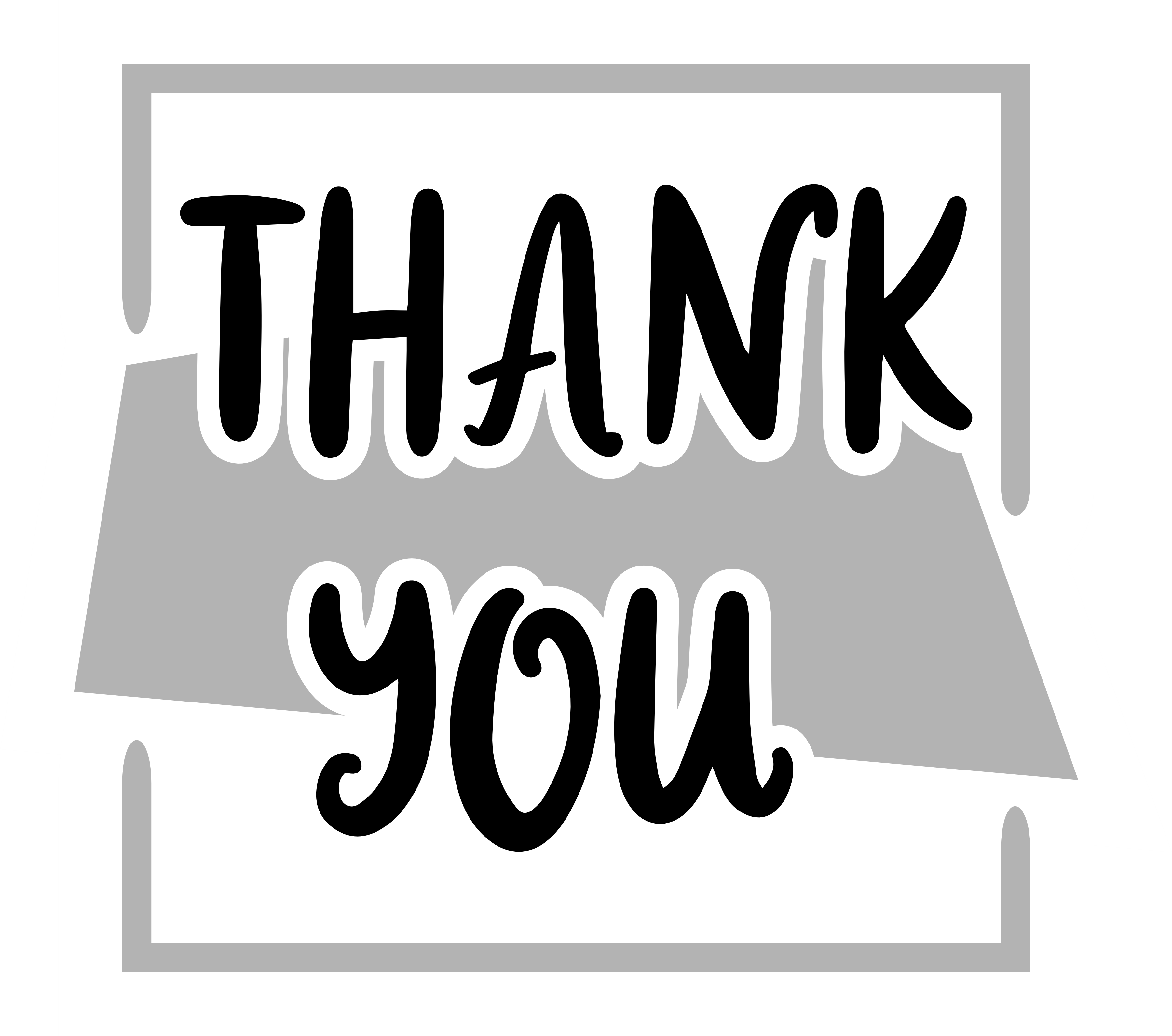 Inspirational Quote "Thank You Sticker" Motivational Sticker Vinyl Decal Motivation Stickers- 5" Vinyl Sticker Waterproof