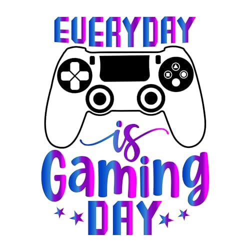 Inspirational Quote Everyday Gaming Day Motivational Sticker Vinyl Decal Motivation Stickers- 5" Vinyl Sticker Waterproof