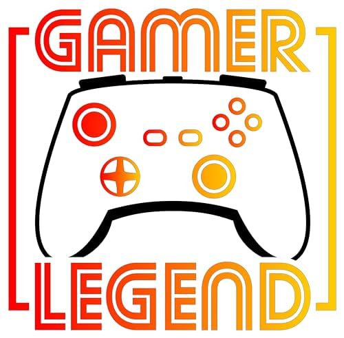 Inspirational Quote Gamer Legend Motivational Sticker Vinyl Decal Motivation Stickers- 5" Vinyl Sticker Waterproof