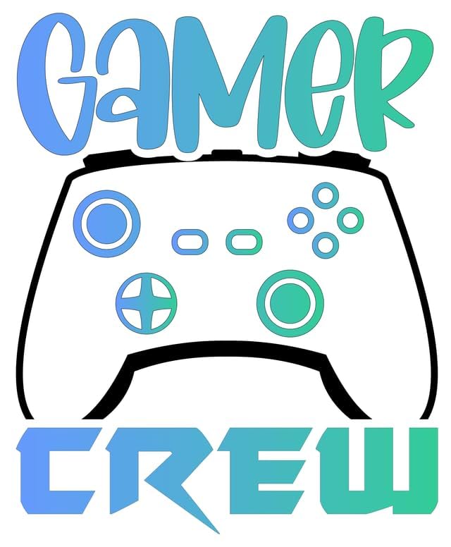 Inspirational Quote Gamer Crew Motivational Sticker Vinyl Decal Motivation Stickers- 5" Vinyl Sticker Waterproof