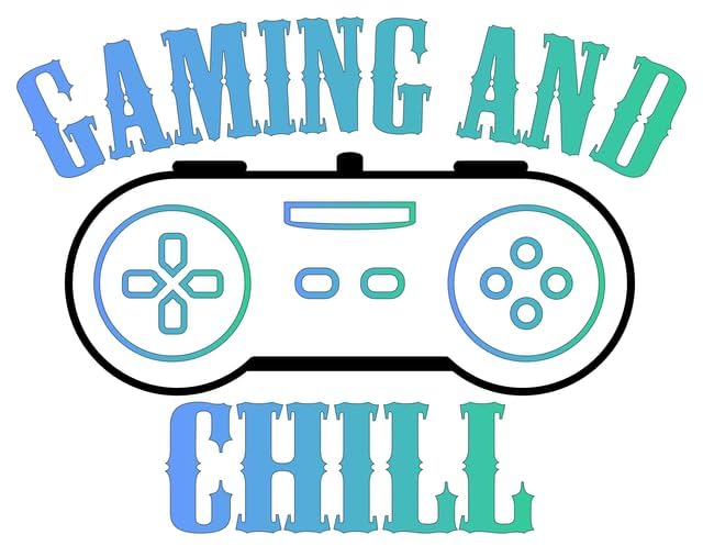 Inspirational Quote Gaming And Chill Motivational Sticker Vinyl Decal Motivation Stickers- 5" Vinyl Sticker Waterproof