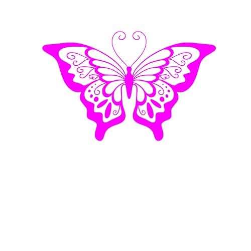 Inspirational Quote "Dark Pink Butterfly" Motivational Sticker Vinyl Decal Motivation Stickers- 5" Vinyl Sticker Waterproof