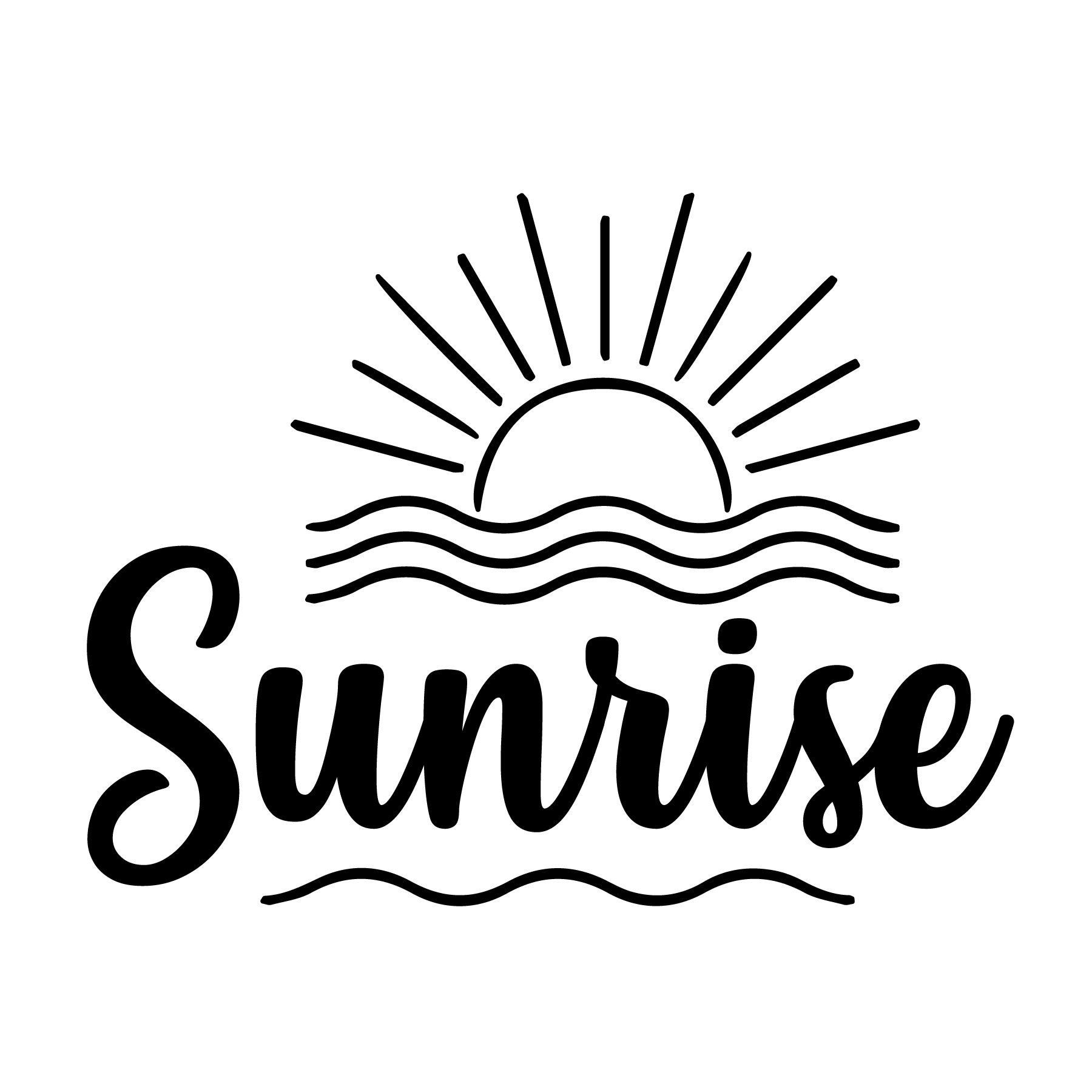 Inspirational Quote "Sunrise" Motivational Sticker Vinyl Decal Motivation Stickers- 5" Vinyl Sticker Waterproof