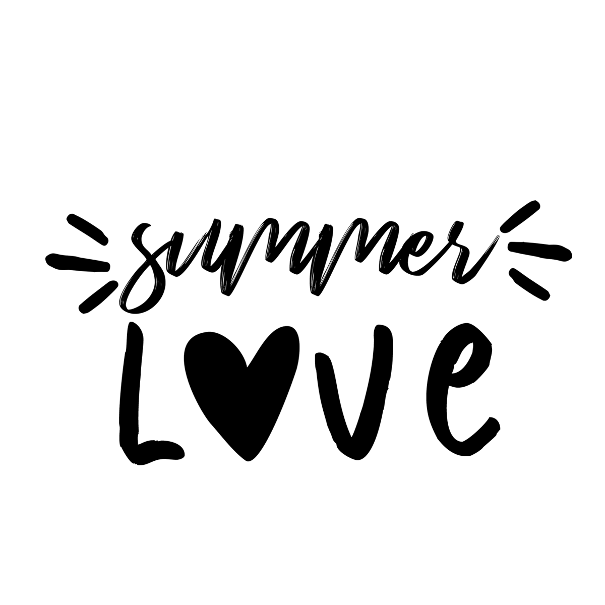 Inspirational Quote "Summer Love" Motivational Sticker Vinyl Decal Motivation Stickers- 5" Vinyl Sticker Waterproof