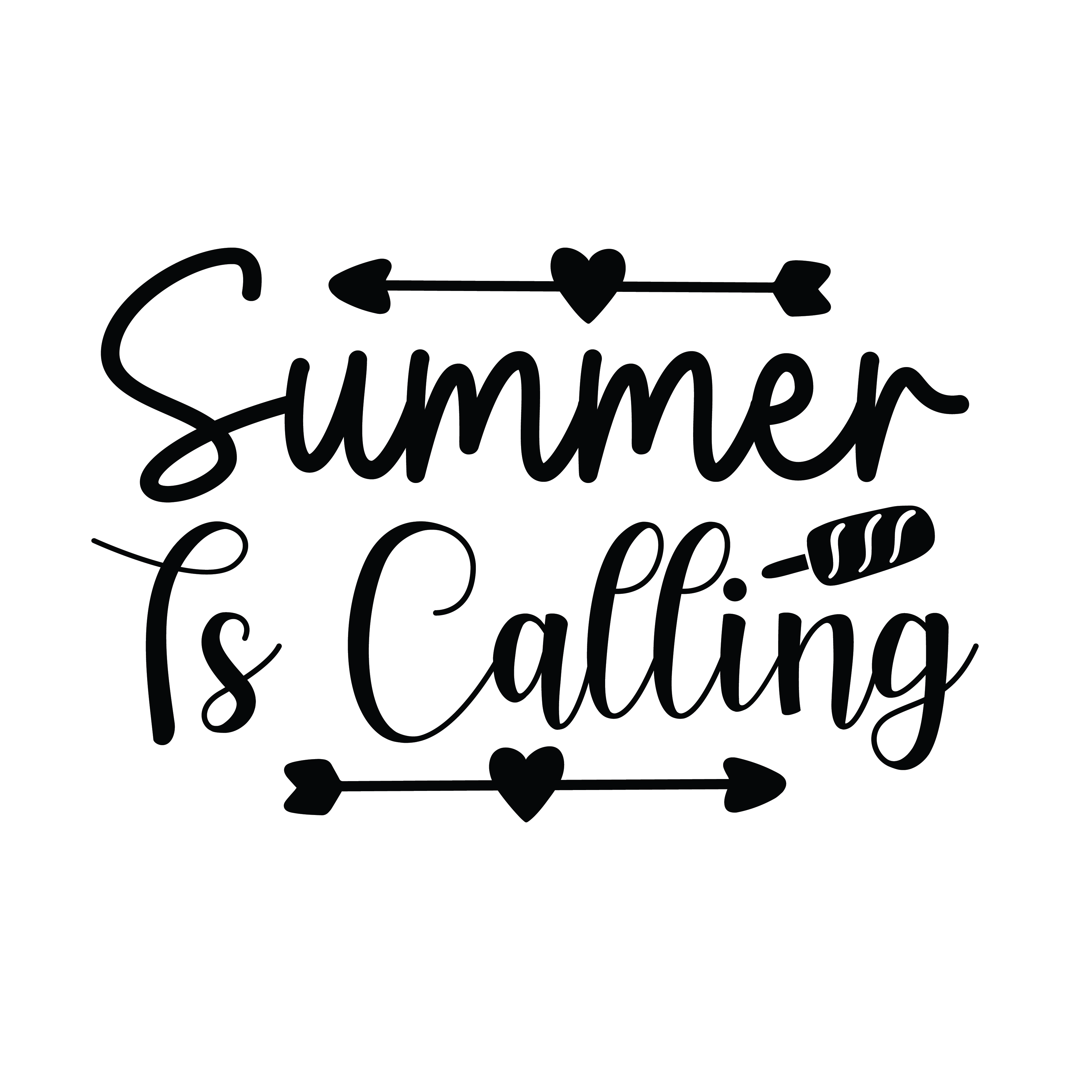 Inspirational Quote "Summer is Calling" Motivational Sticker Vinyl Decal Motivation Stickers- 5" Vinyl Sticker Waterproof