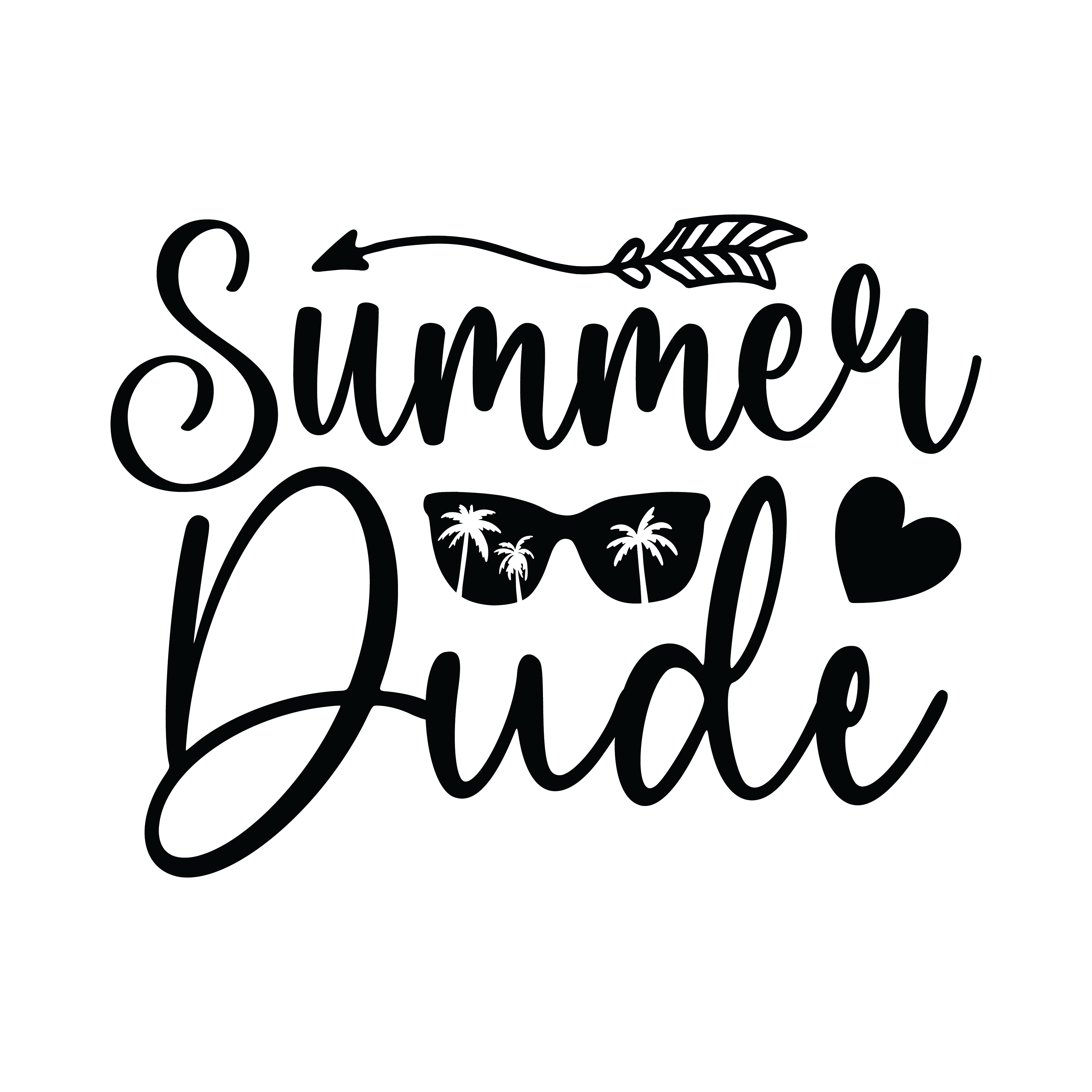 Inspirational Quote "Summer Dude" Motivational Sticker Vinyl Decal Motivation Stickers- 5" Vinyl Sticker Waterproof
