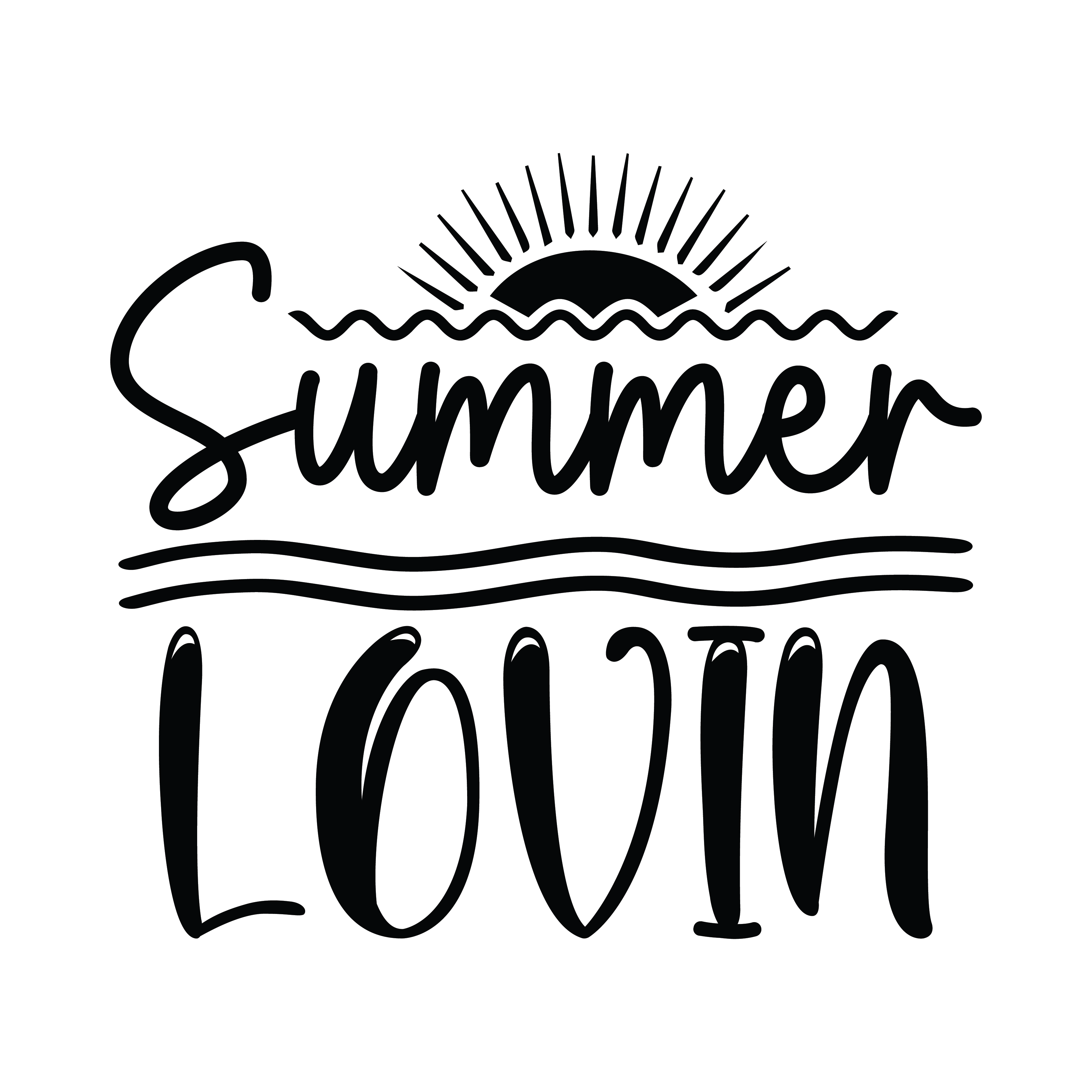 Inspirational Quote "Summer Lovin" Motivational Sticker Vinyl Decal Motivation Stickers- 5" Vinyl Sticker Waterproof