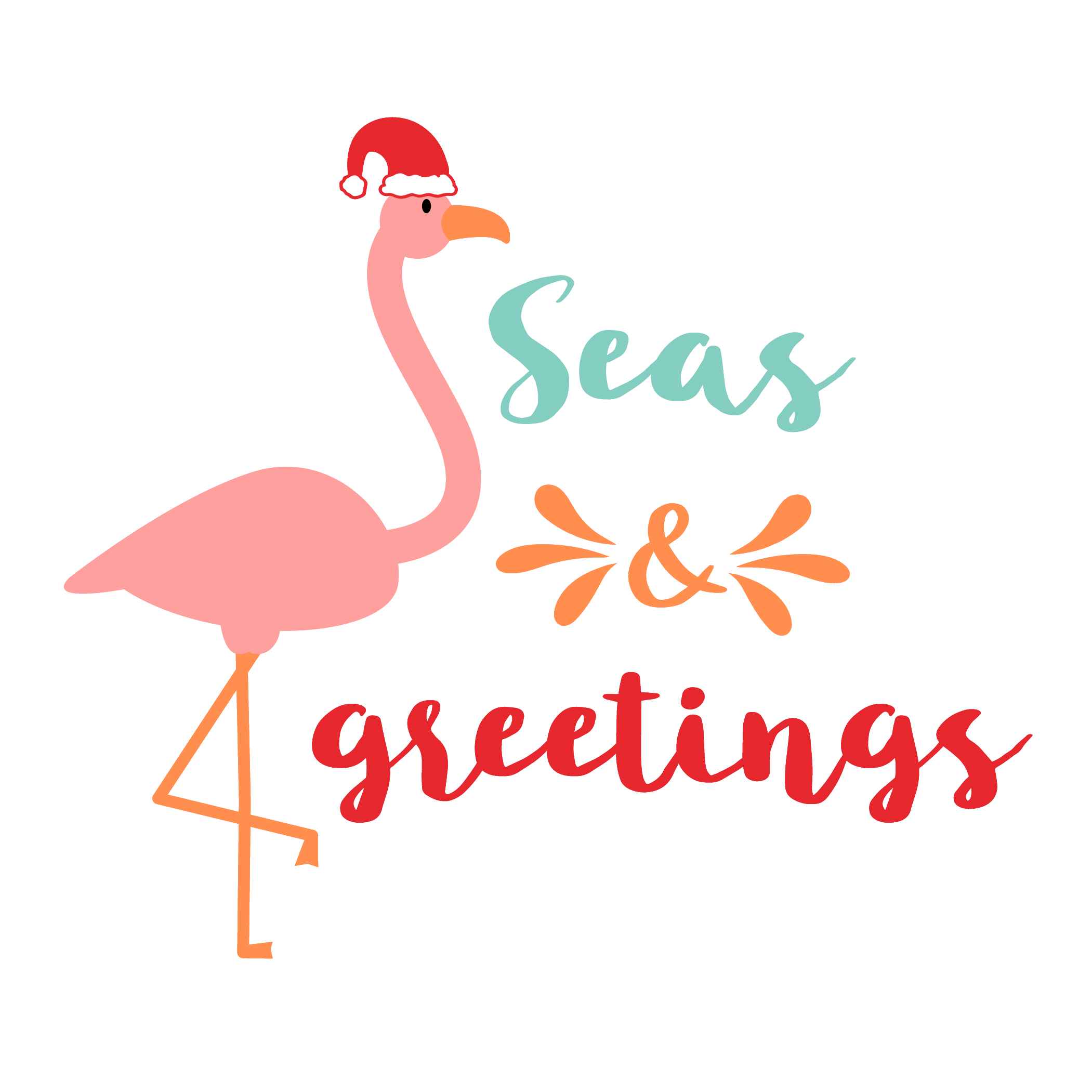 Inspirational Quote "Seas and Greetings" Motivational Sticker Vinyl Decal Motivation Stickers- 5" Vinyl Sticker Waterproof