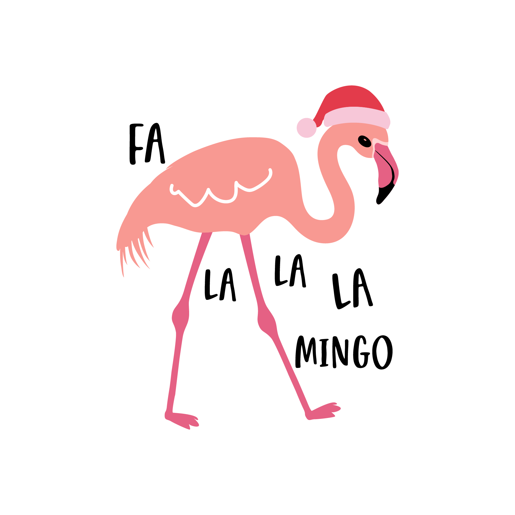 Inspirational Quote "FA LA LA LA Mingo" Motivational Sticker Vinyl Decal Motivation Stickers- 5" Vinyl Sticker Waterproof