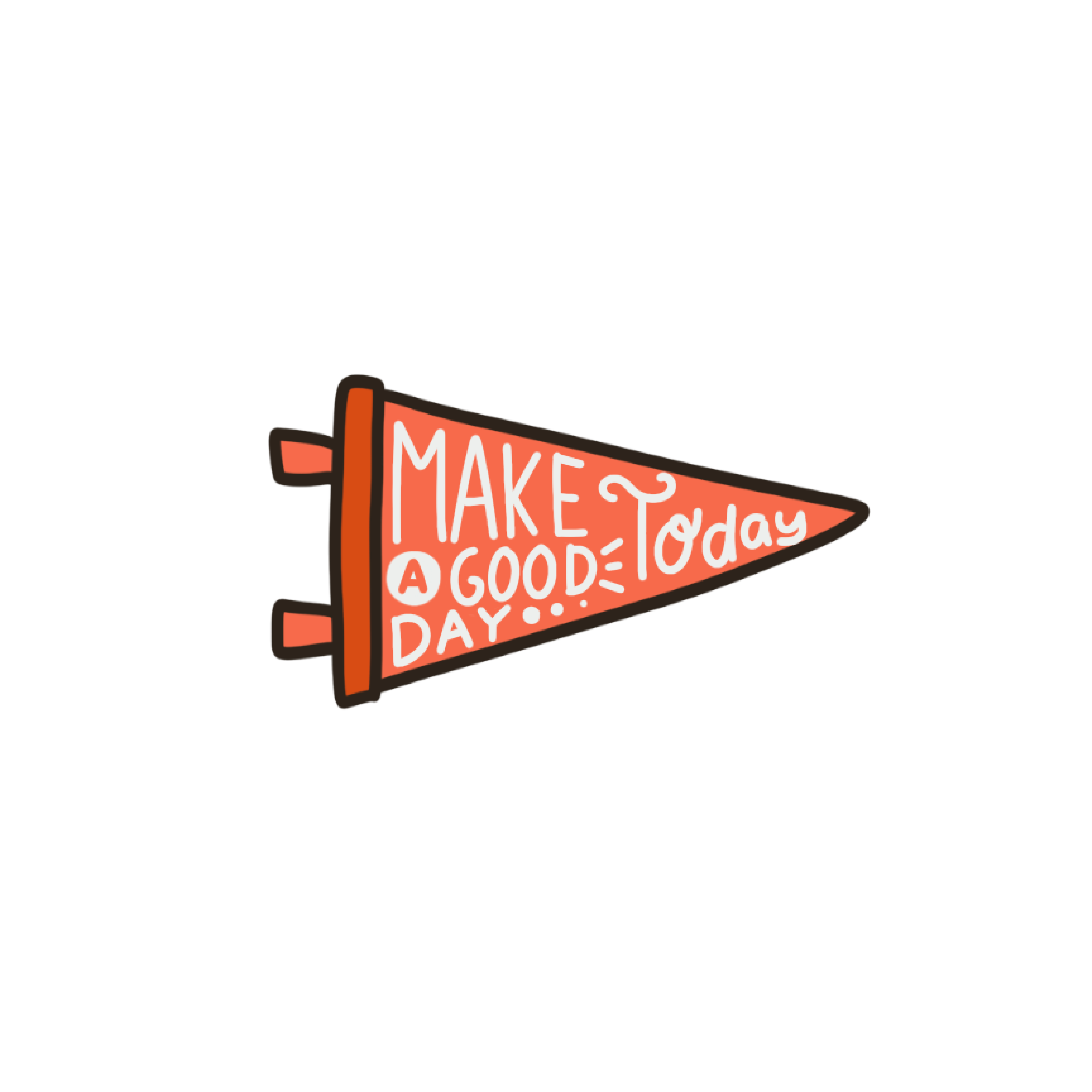 Inspirational Quote "Make A Good Day Today" Motivational Sticker Vinyl Decal Motivation Stickers- 5" Vinyl Sticker Waterproof
