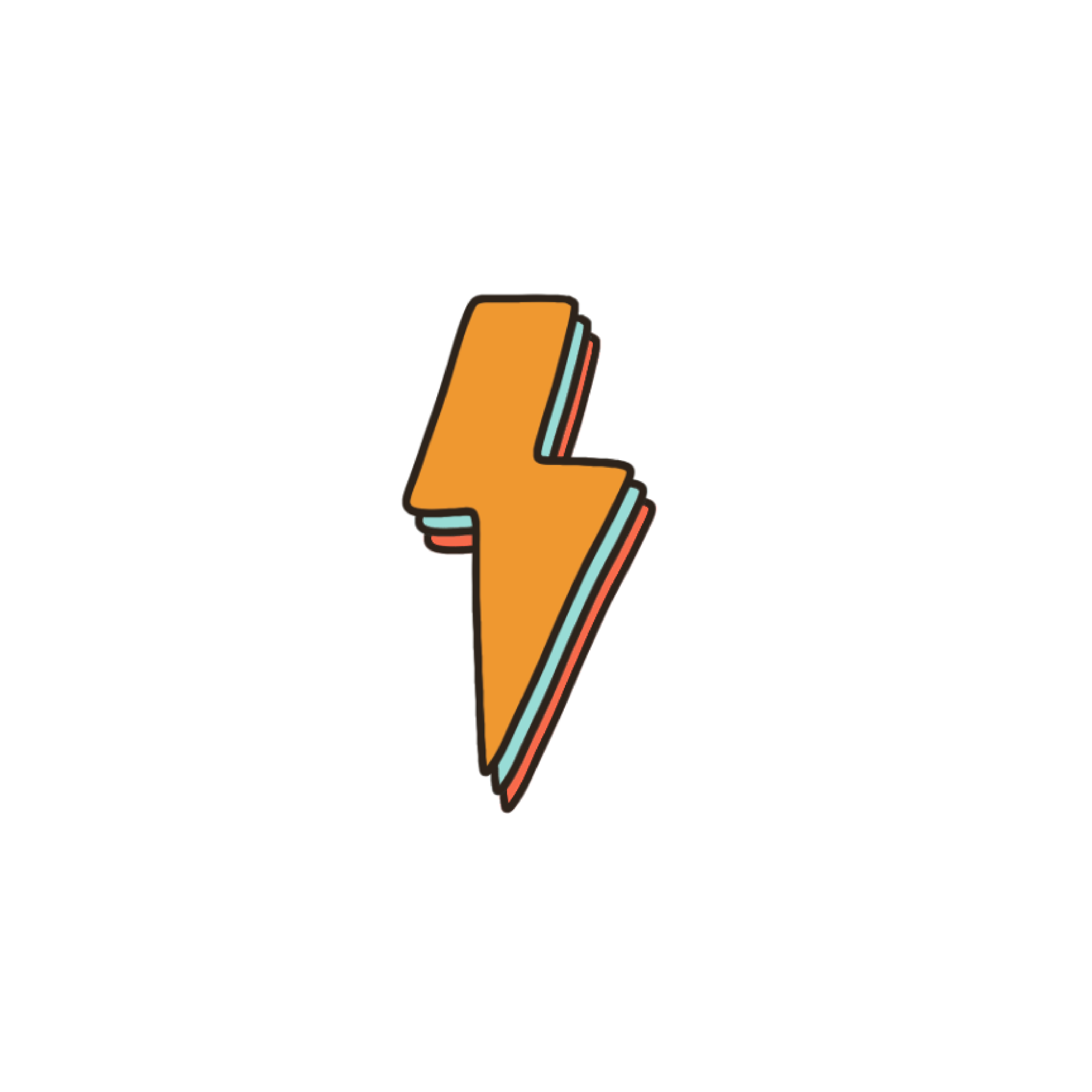 Inspirational Quote "Lightning Hydro Sticker" Motivational Sticker Vinyl Decal Motivation Stickers- 5" Vinyl Sticker Waterproof