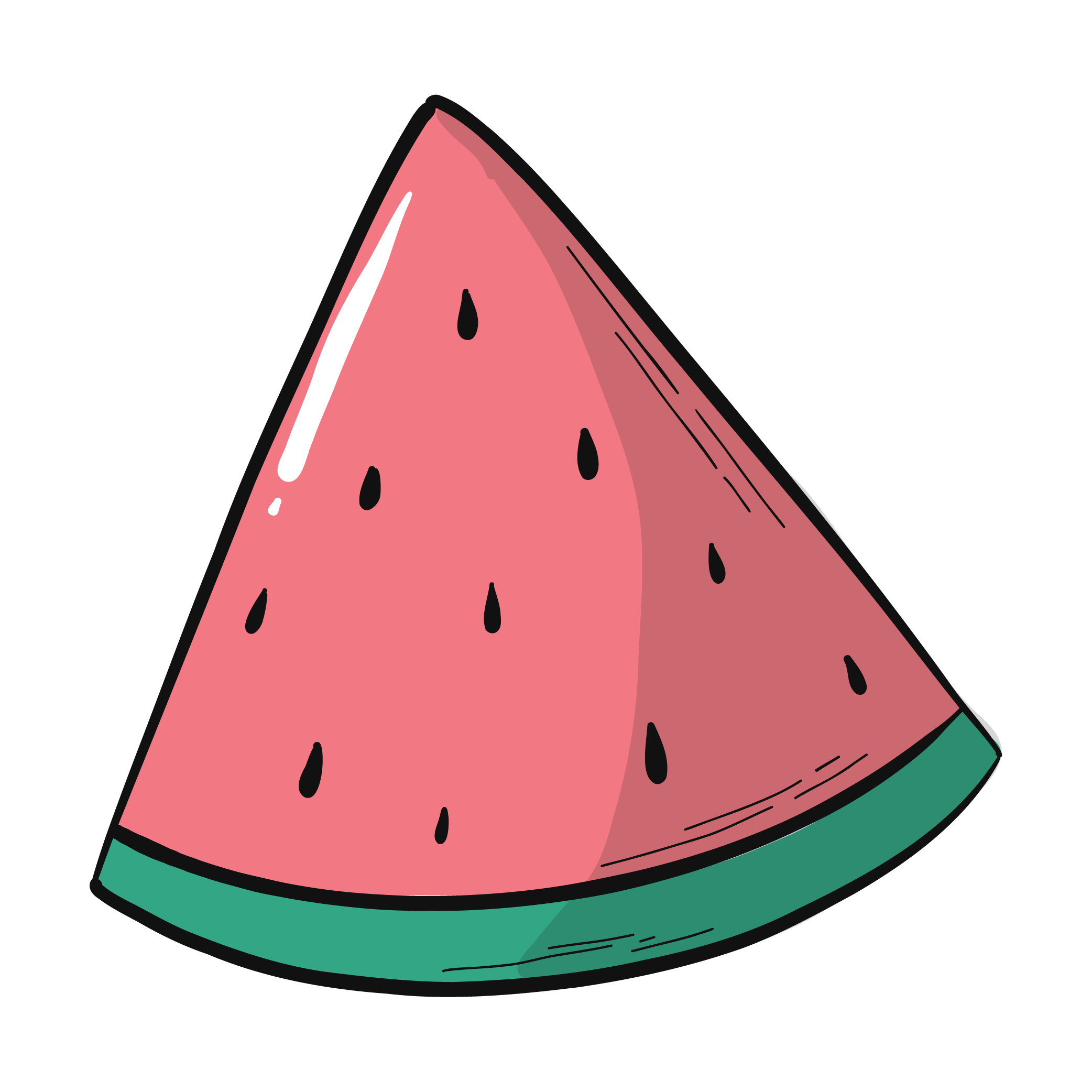 Inspirational Quote "Watermelon" Motivational Sticker Vinyl Decal Motivation Stickers- 5" Vinyl Sticker Waterproof