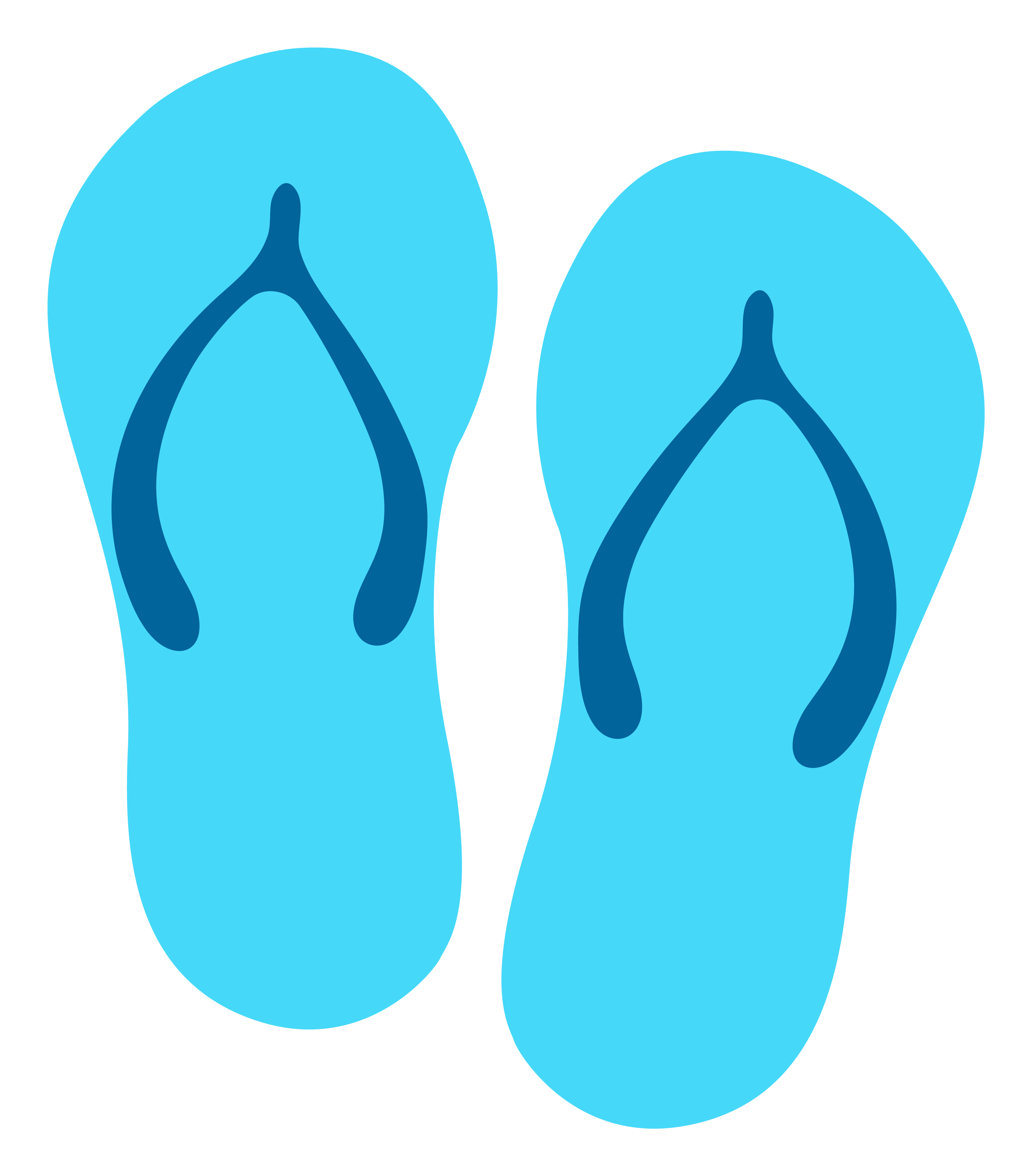 Inspirational Quote "Blue Flip Flop" Motivational Sticker Vinyl Decal Motivation Stickers- 5" Vinyl Sticker Waterproof
