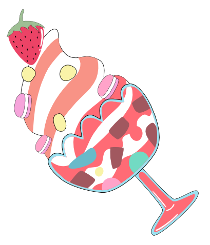 Inspirational Quote "strawberry Icecream" Motivational Sticker Vinyl Decal Motivation Stickers- 5" Vinyl Sticker Waterproof