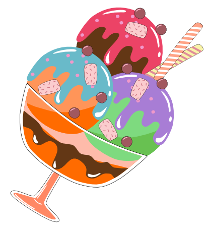 Inspirational Quote "Tripple Scoop mixed Icecream" Motivational Sticker Vinyl Decal Motivation Stickers- 5" Vinyl Sticker Waterproof