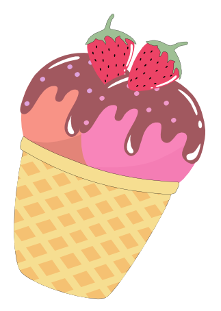 Inspirational Quote "Double Scoop Strawberry Icecream" Motivational Sticker Vinyl Decal Motivation Stickers- 5" Vinyl Sticker Waterproof