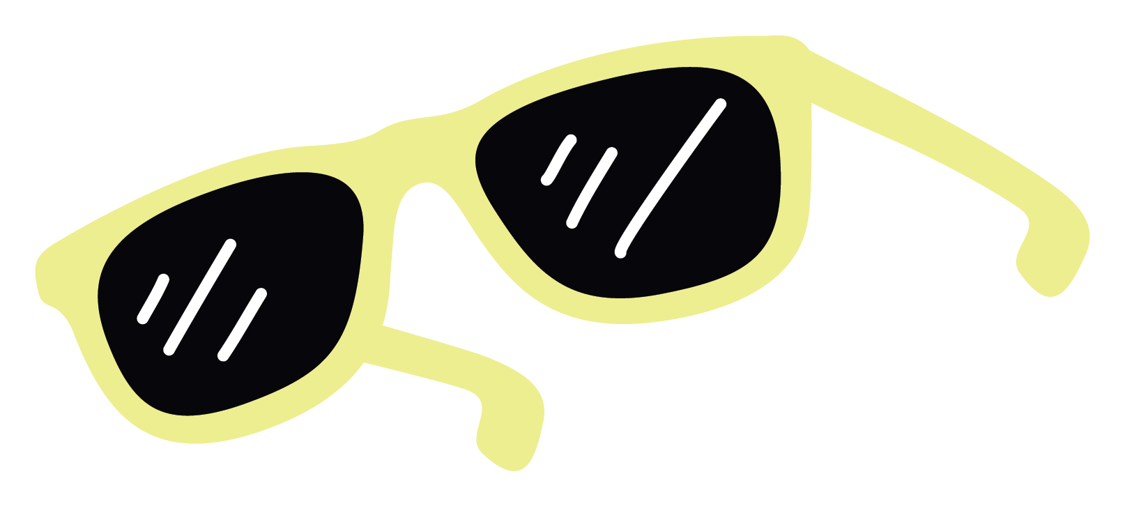 Inspirational Quote "Yellow Sunglasses" Motivational Sticker Vinyl Decal Motivation Stickers- 5" Vinyl Sticker Waterproof