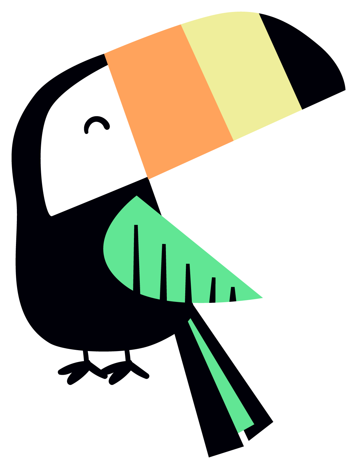 Inspirational Quote "Toco toucan Bird" Motivational Sticker Vinyl Decal Motivation Stickers- 5" Vinyl Sticker Waterproof