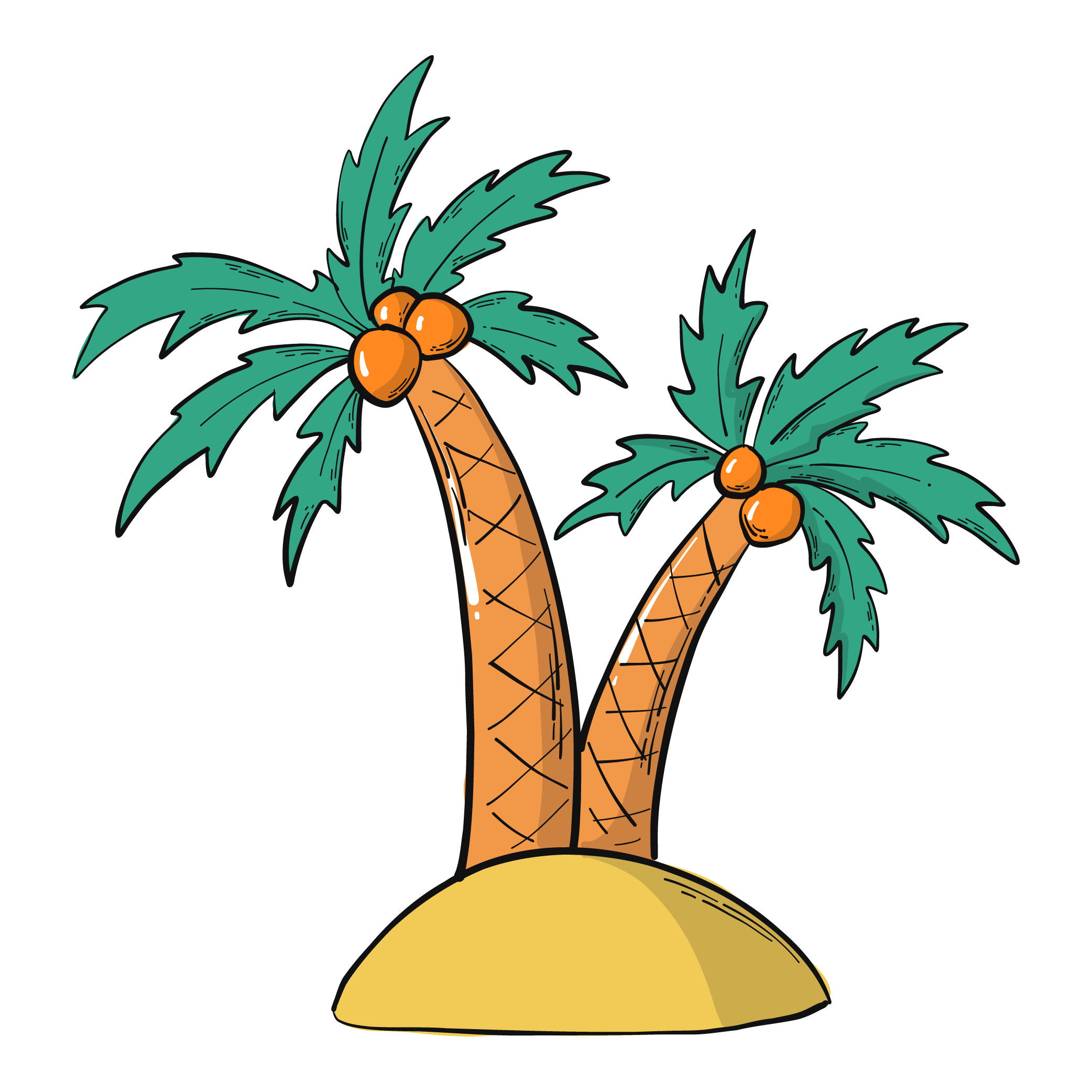 Inspirational Quote "Palm Trees" Motivational Sticker Vinyl Decal Motivation Stickers- 5" Vinyl Sticker Waterproof