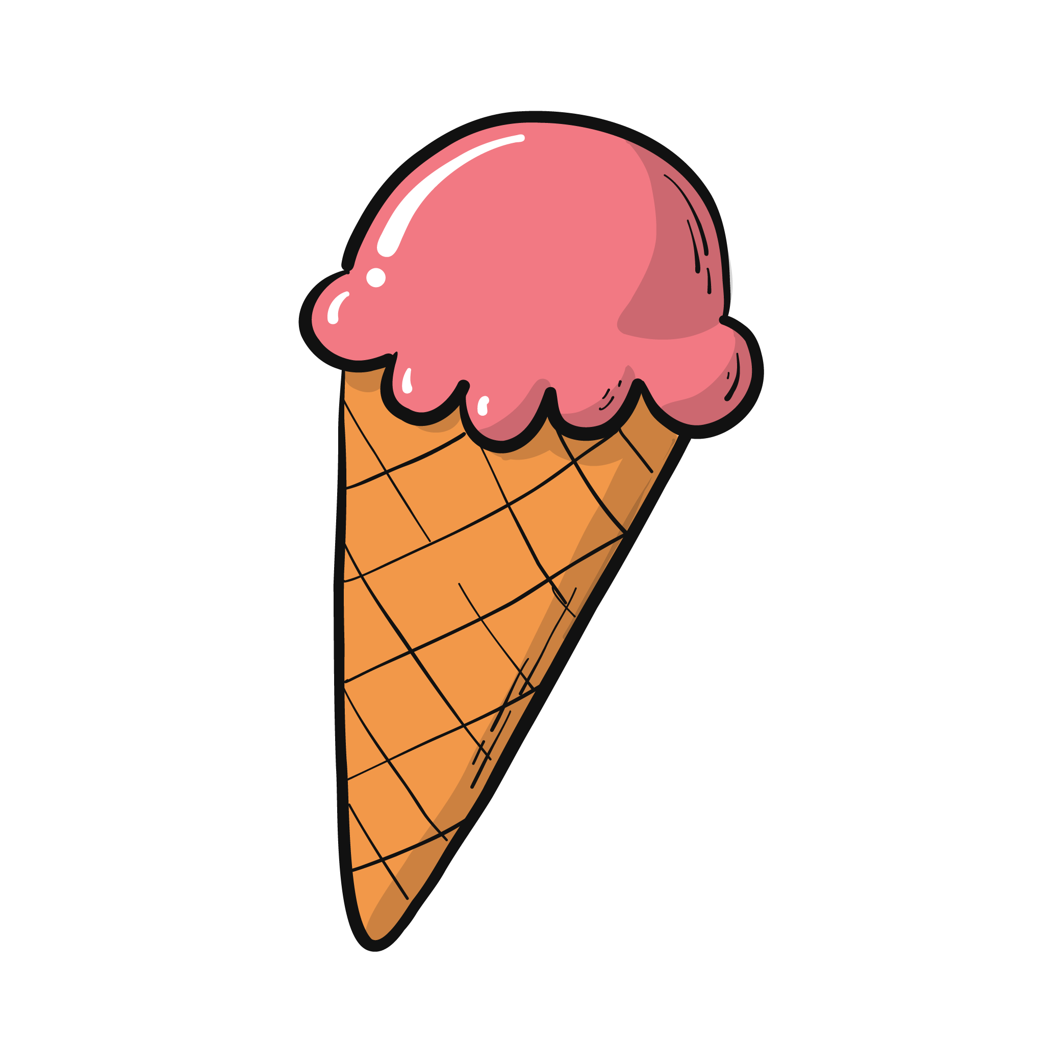 Inspirational Quote "Cone Ice cream" Motivational Sticker Vinyl Decal Motivation Stickers- 5" Vinyl Sticker Waterproof