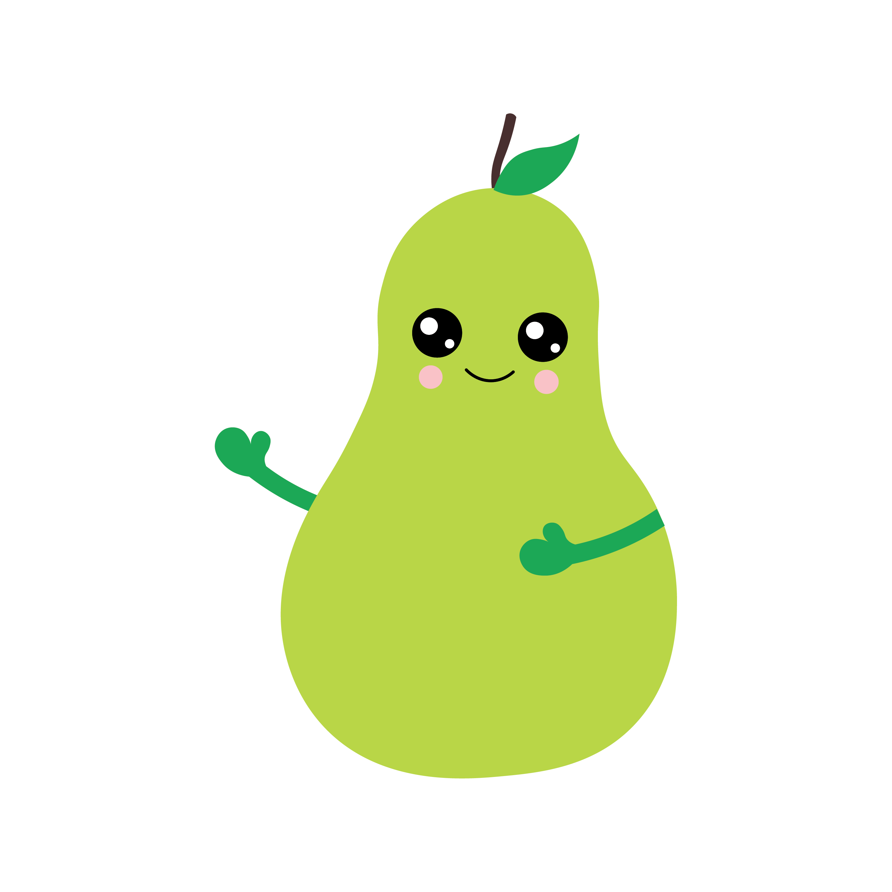 Inspirational Quote "Pear Sticker" Motivational Sticker Vinyl Decal Motivation Stickers- 5" Vinyl Sticker Waterproof