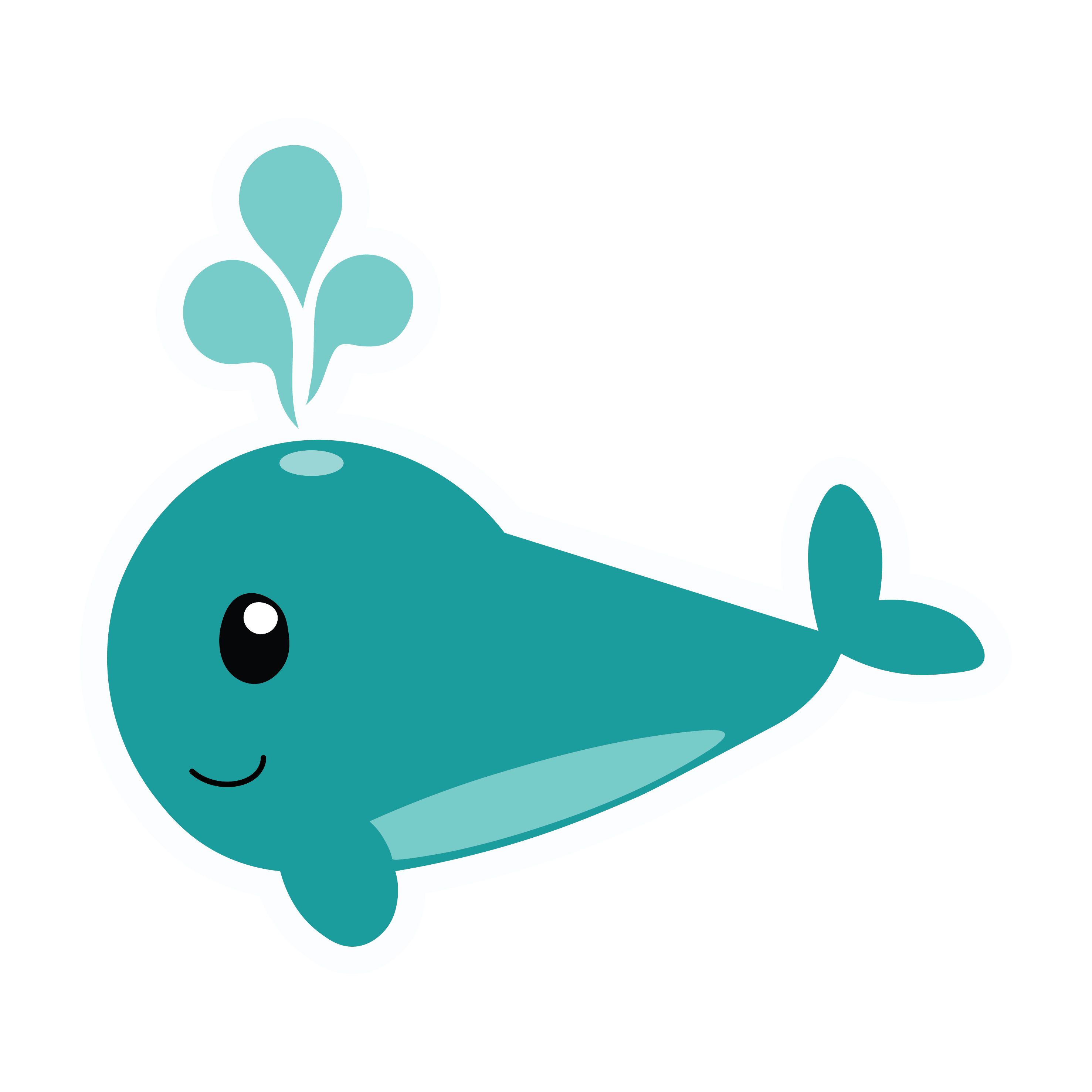 Inspirational Quote "Cute Whale Sticker" Motivational Sticker Vinyl Decal Motivation Stickers- 5" Vinyl Sticker Waterproof