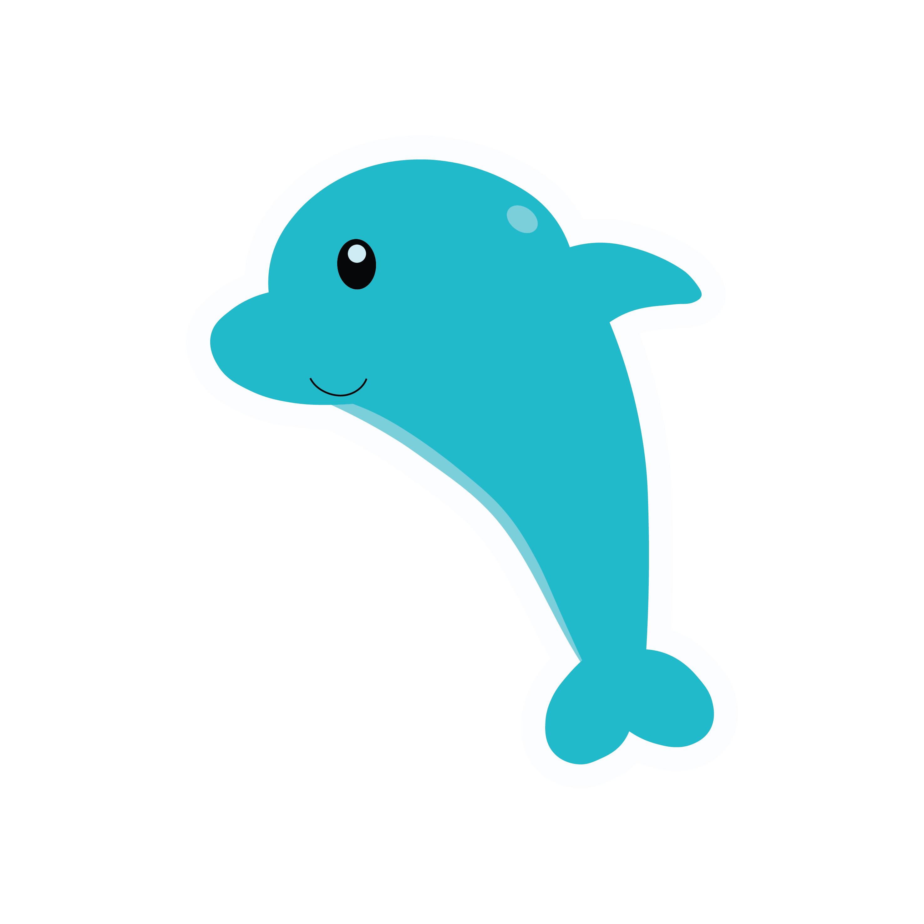 Inspirational Quote "Dolphin Sticker" Motivational Sticker Vinyl Decal Motivation Stickers- 5" Vinyl Sticker Waterproof