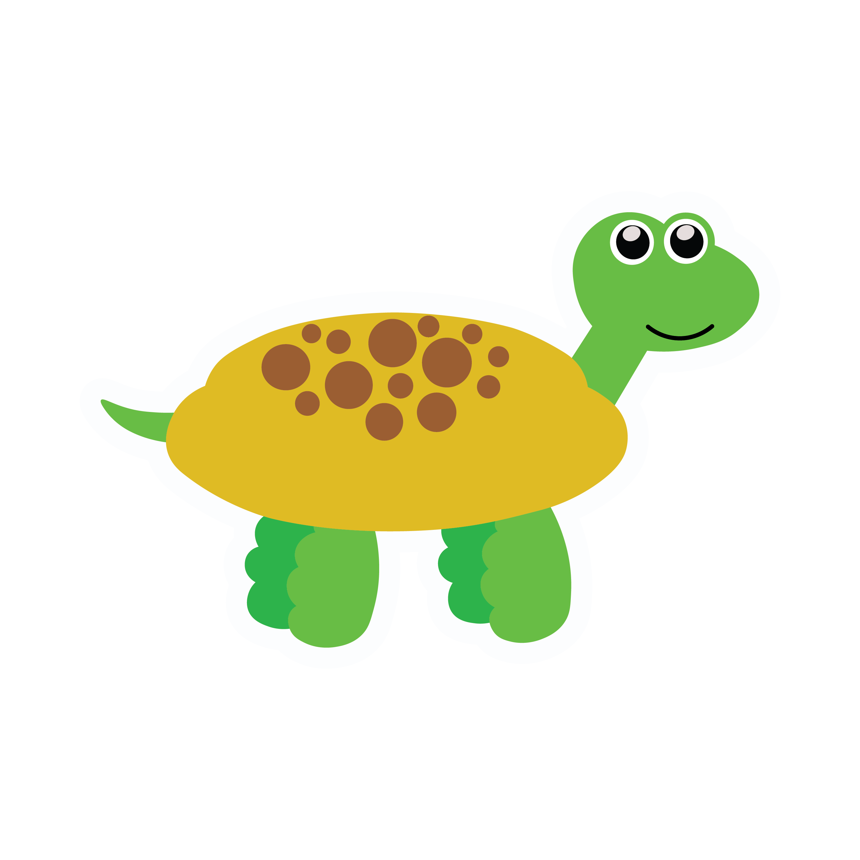 Inspirational Quote "Cute Turtle" Motivational Sticker Vinyl Decal Motivation Stickers- 5" Vinyl Sticker Waterproof