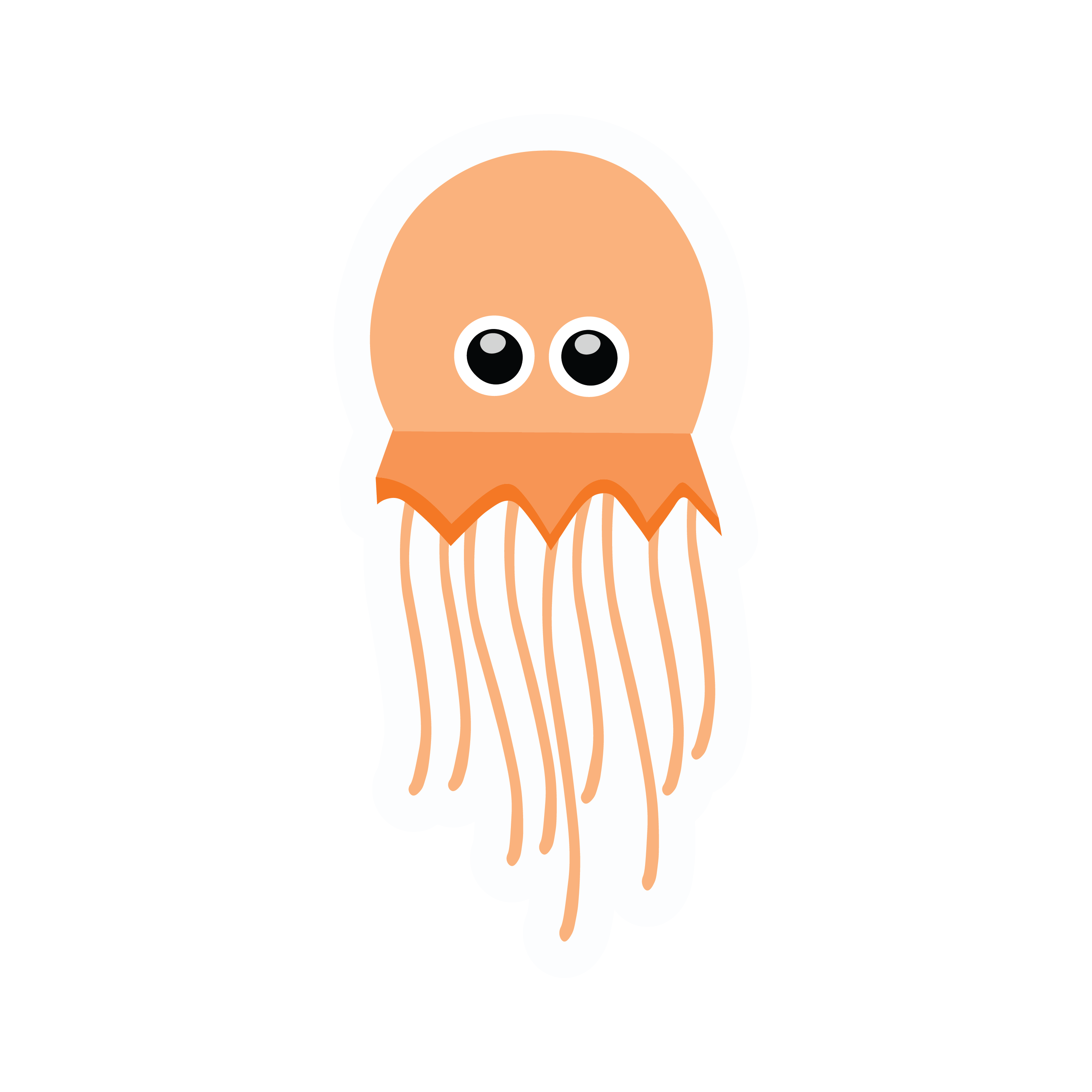 Inspirational Quote "Jelly Fish" Motivational Sticker Vinyl Decal Motivation Stickers- 5" Vinyl Sticker Waterproof